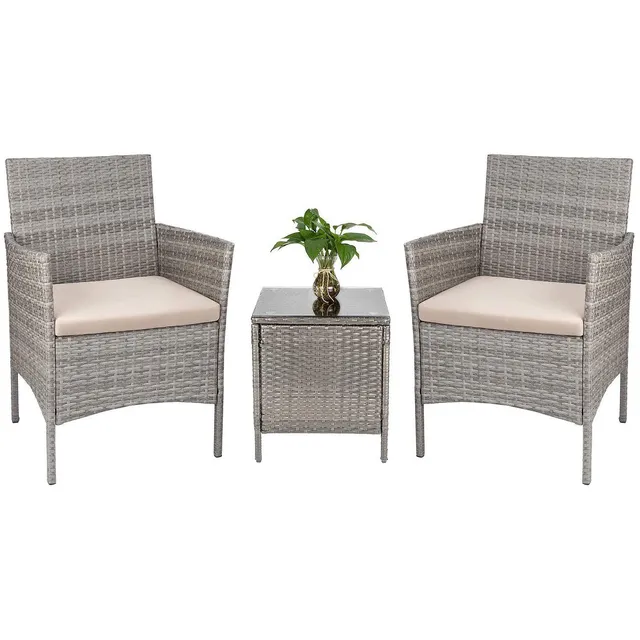 homall-patio-furniture-gartenm-bel-set-3-teilig-rattan-grau image 1