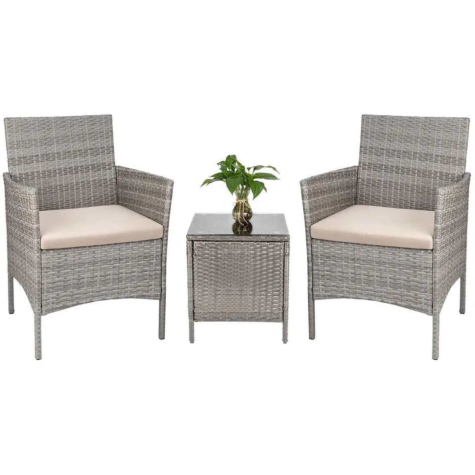 homall-patio-furniture-gartenm-bel-set-3-teilig-rattan-grau image 1