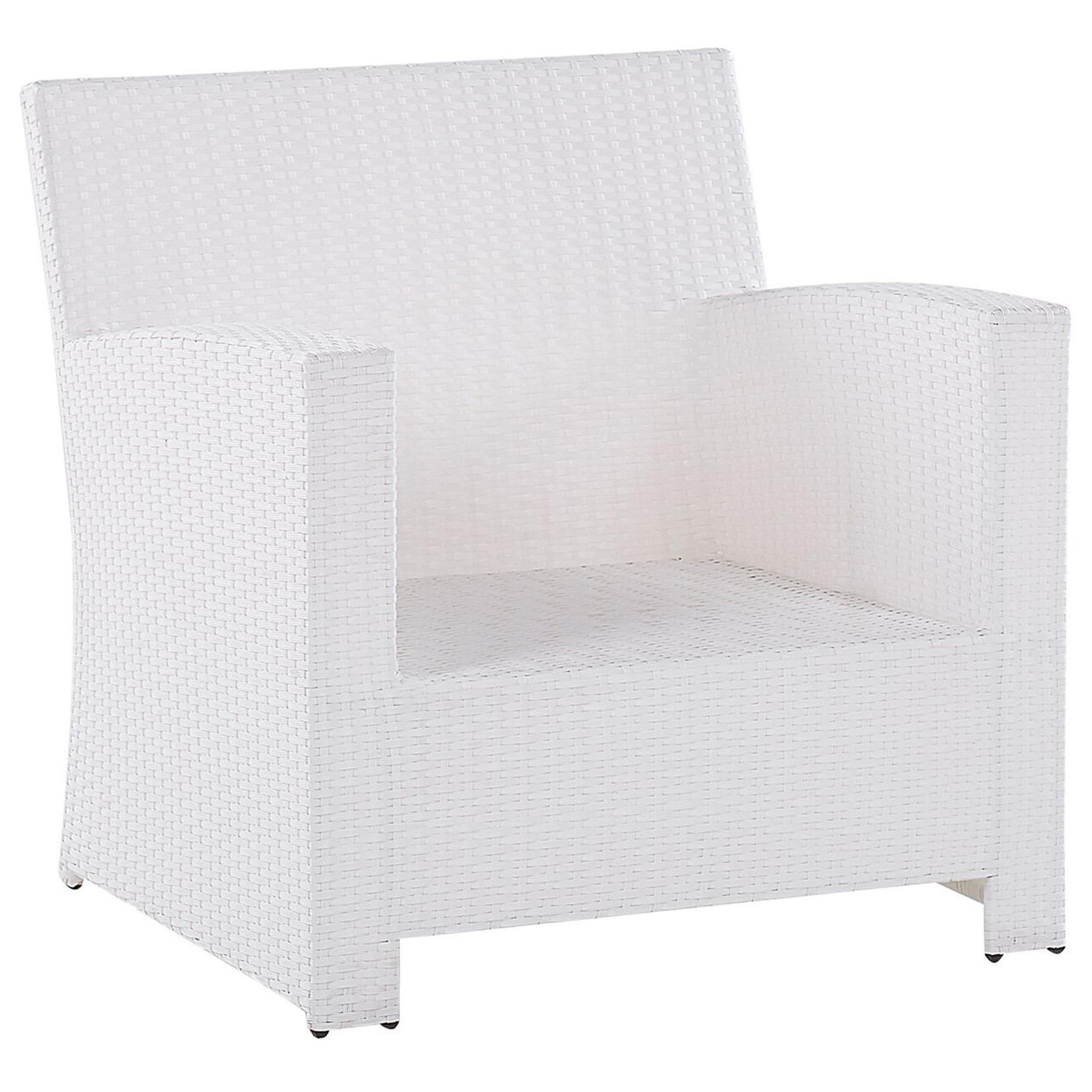 beliani-san-marino-loungeset-rattan-wei-4-personen image 8