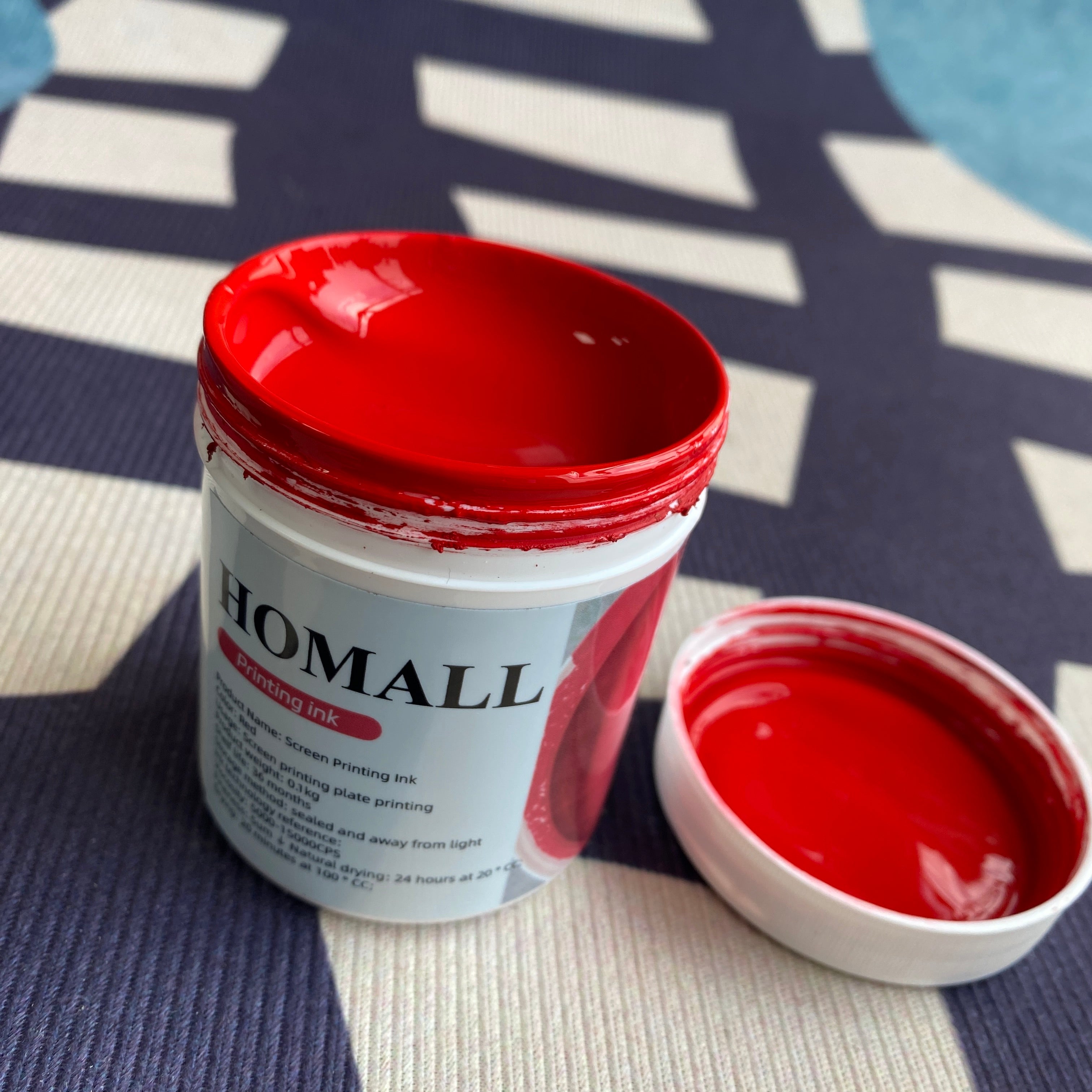homall-shelf-siebdruckfarbe-rot-textilfarbe-t-shirt image 5