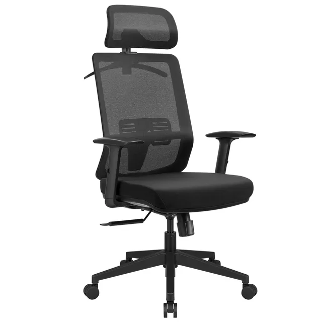 homall-b-rostuhl-mesh-ergonomisch-kopflehne-schwarz image 1
