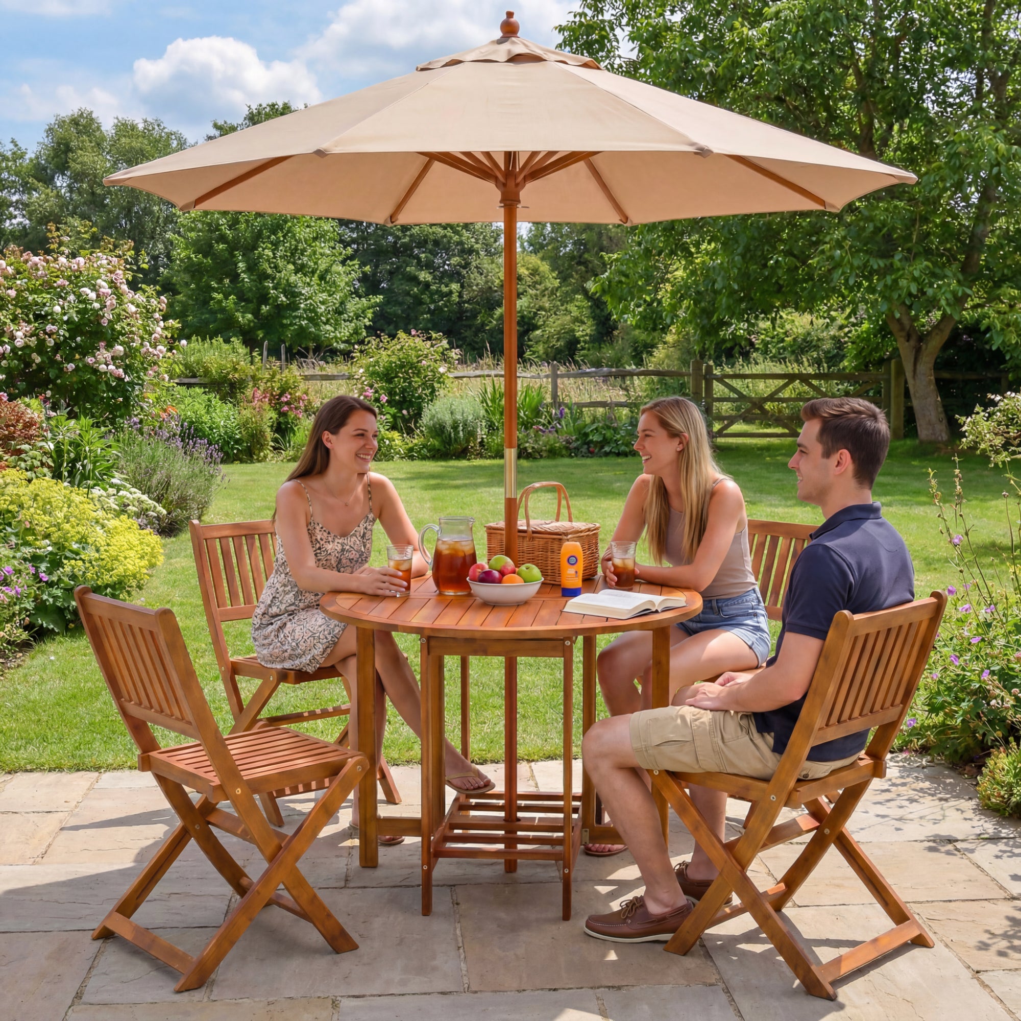 homall-modern-dining-chair-esstisch-set-holz-hellbraun-5-teilig-klappbar image 4