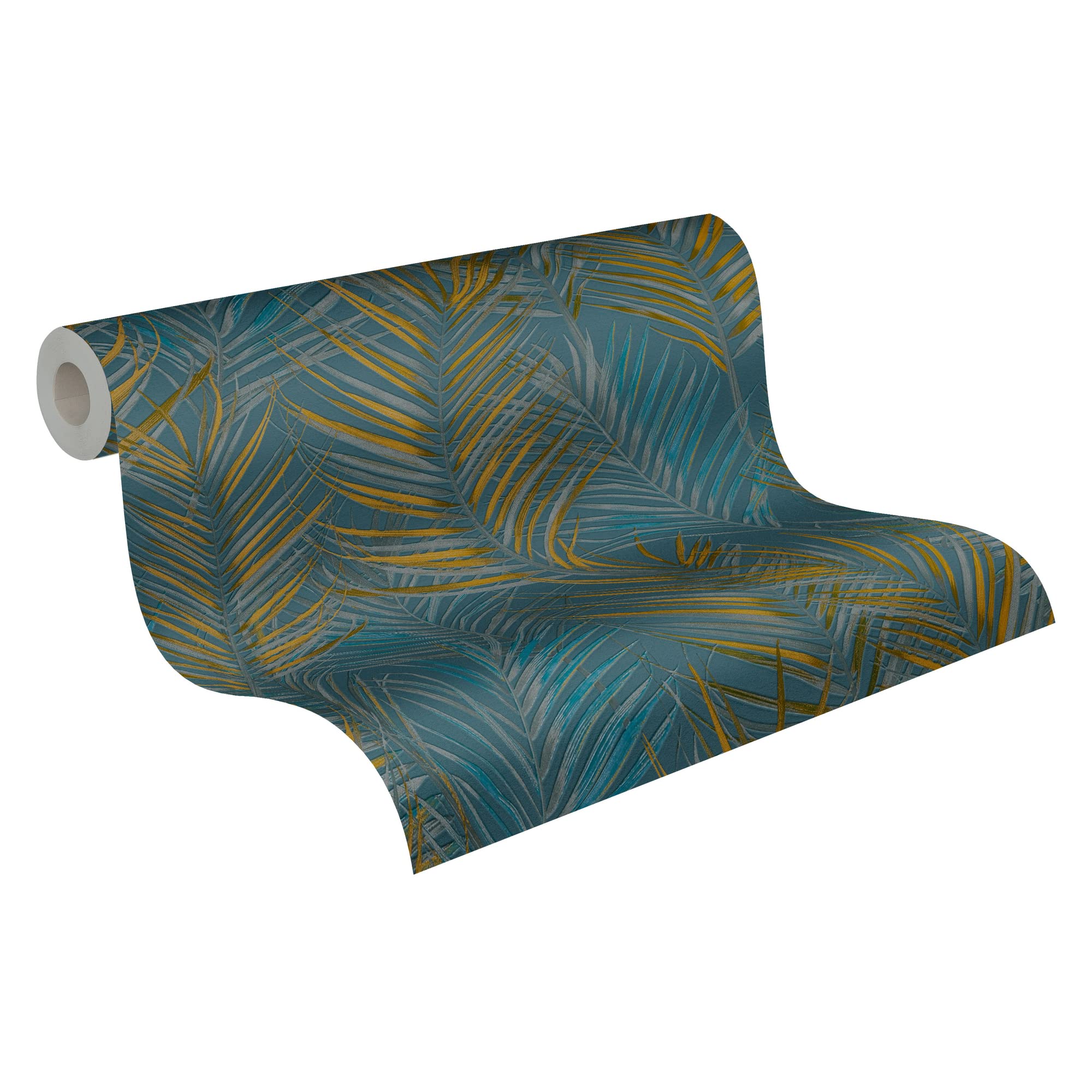 a-s-cr-ation-attractive-2-390387-vliestapete-floral-blau-petrol image 6