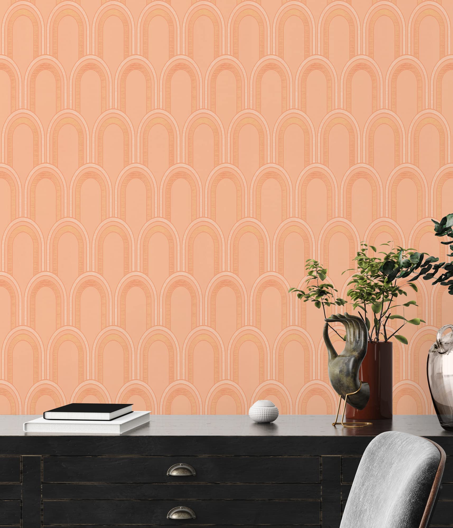 architects-paper-arcade-391761-vliestapete-art-d-co-orange-gold image 5