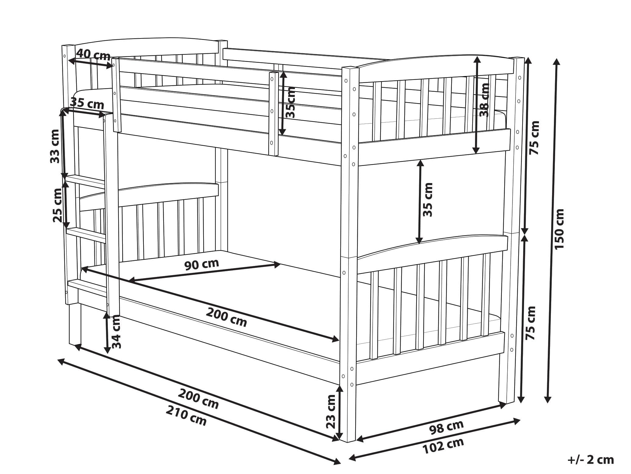 beliani-revin-hochbett-90x200-wei-kiefernholz-kinder image 3