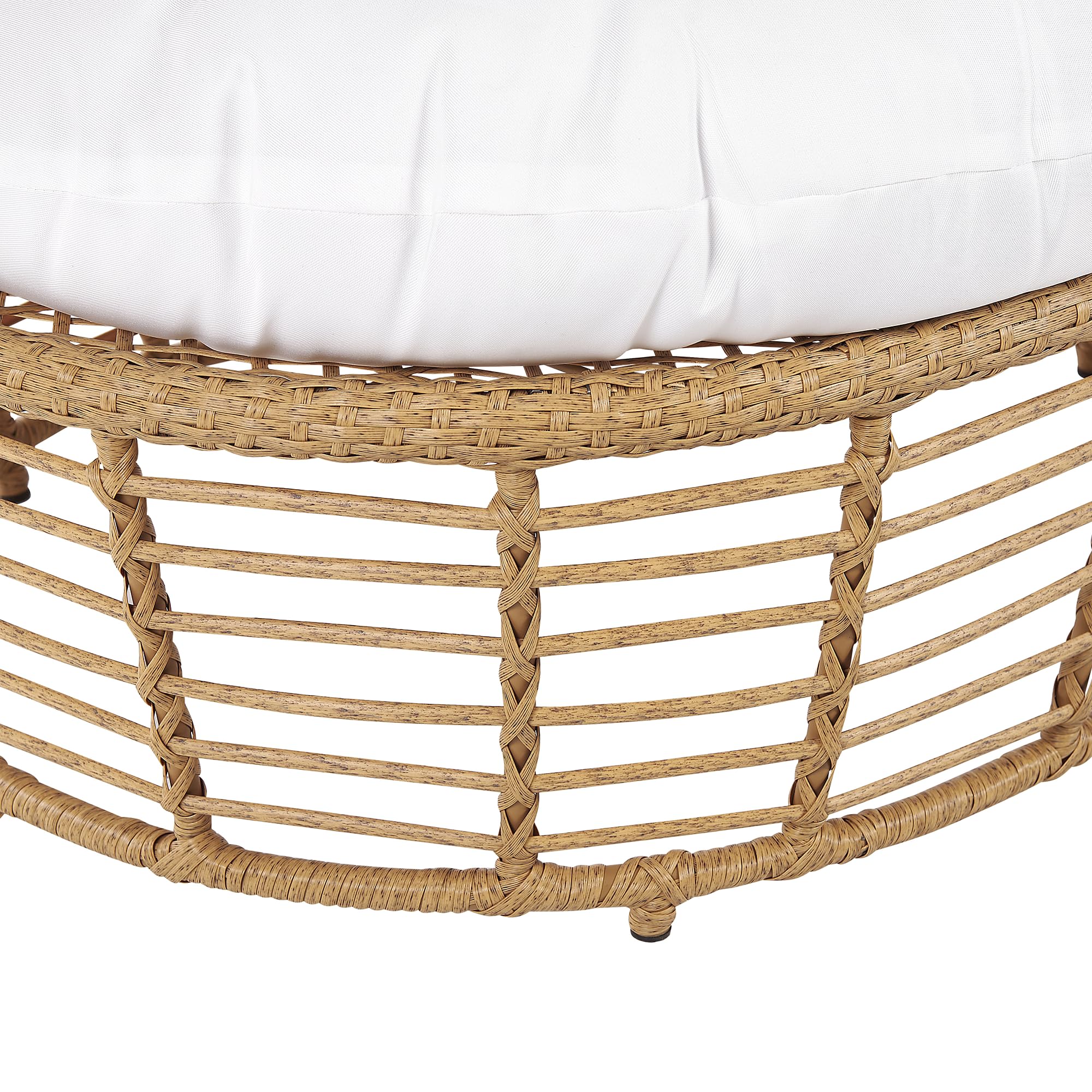 beliani-lido-korbsessel-rattan-beige-mit-kissen image 7