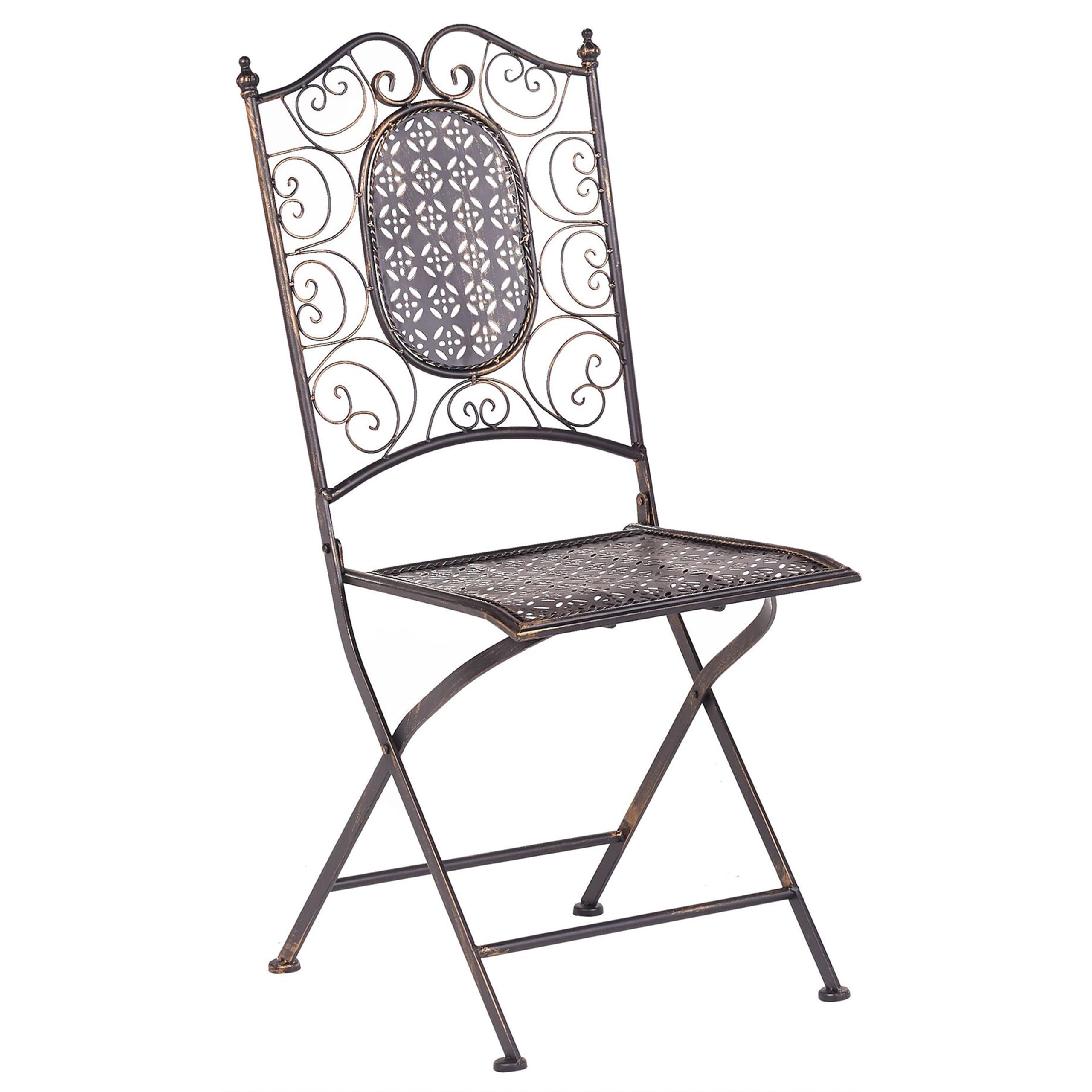 beliani-bormio-bistro-set-eisen-2-sitzer-klappbar-schwarz image 5