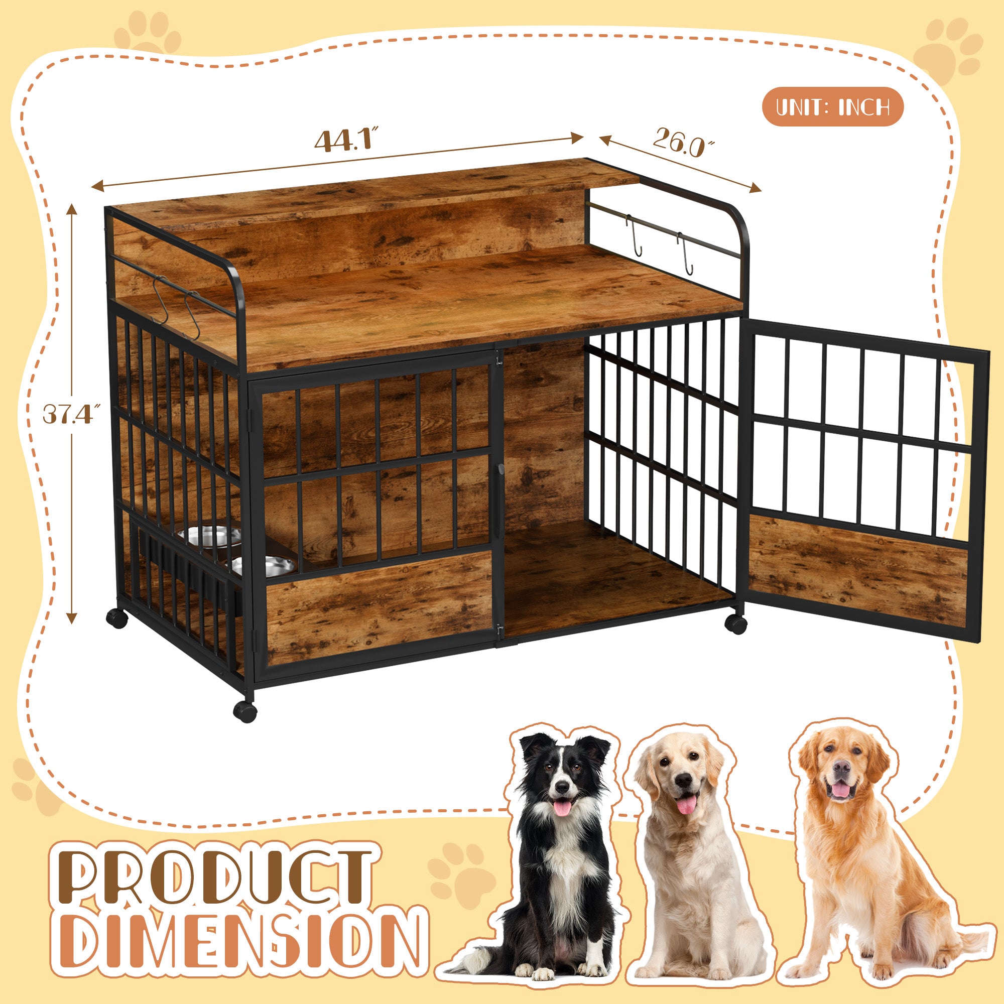 homall-shelf-hundebox-m-bel-44-1-braun-mit-led image 7