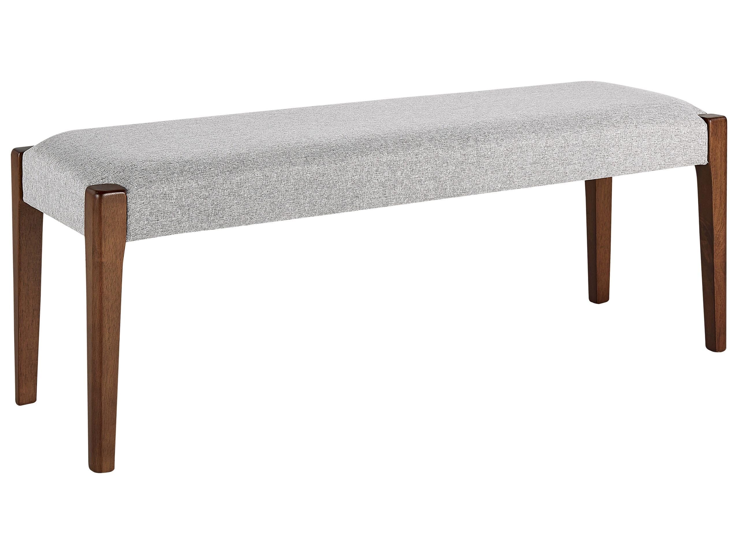 beliani-elyria-bettbank-polster-grau-122-x-40-cm-retro image 1