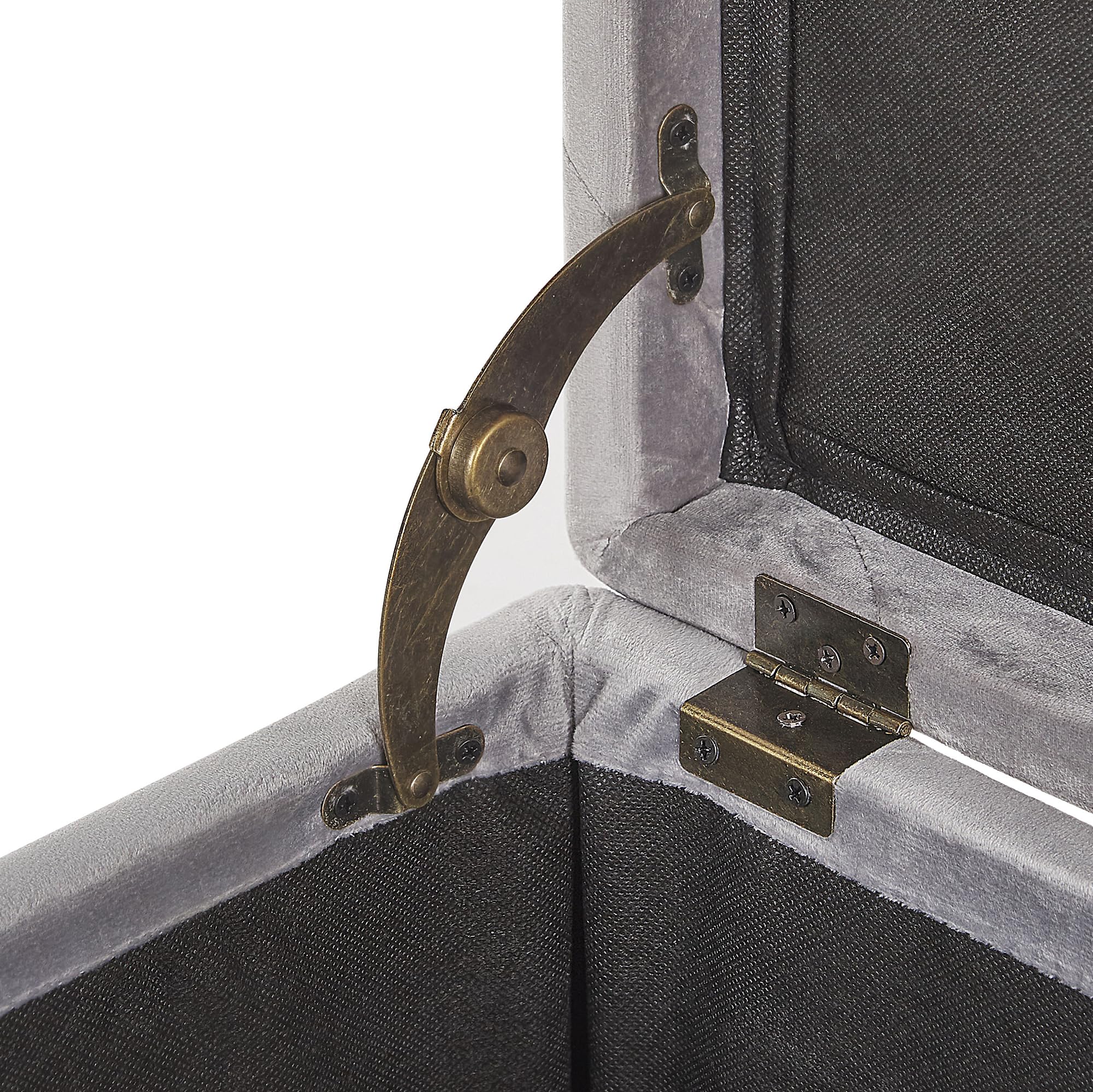 beliani-loretto-hocker-stauraum-hellgrau-samt-quadratisch-nieten image 6