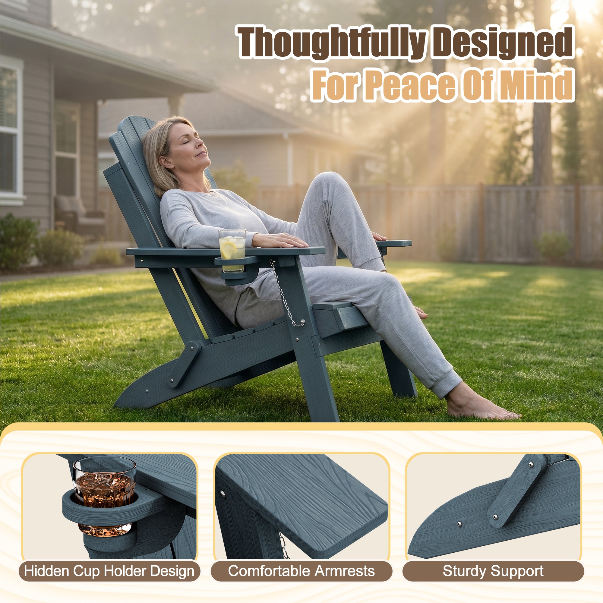 homall-patio-adirondack-chair-gartenstuhl-blau-klappbar image 8