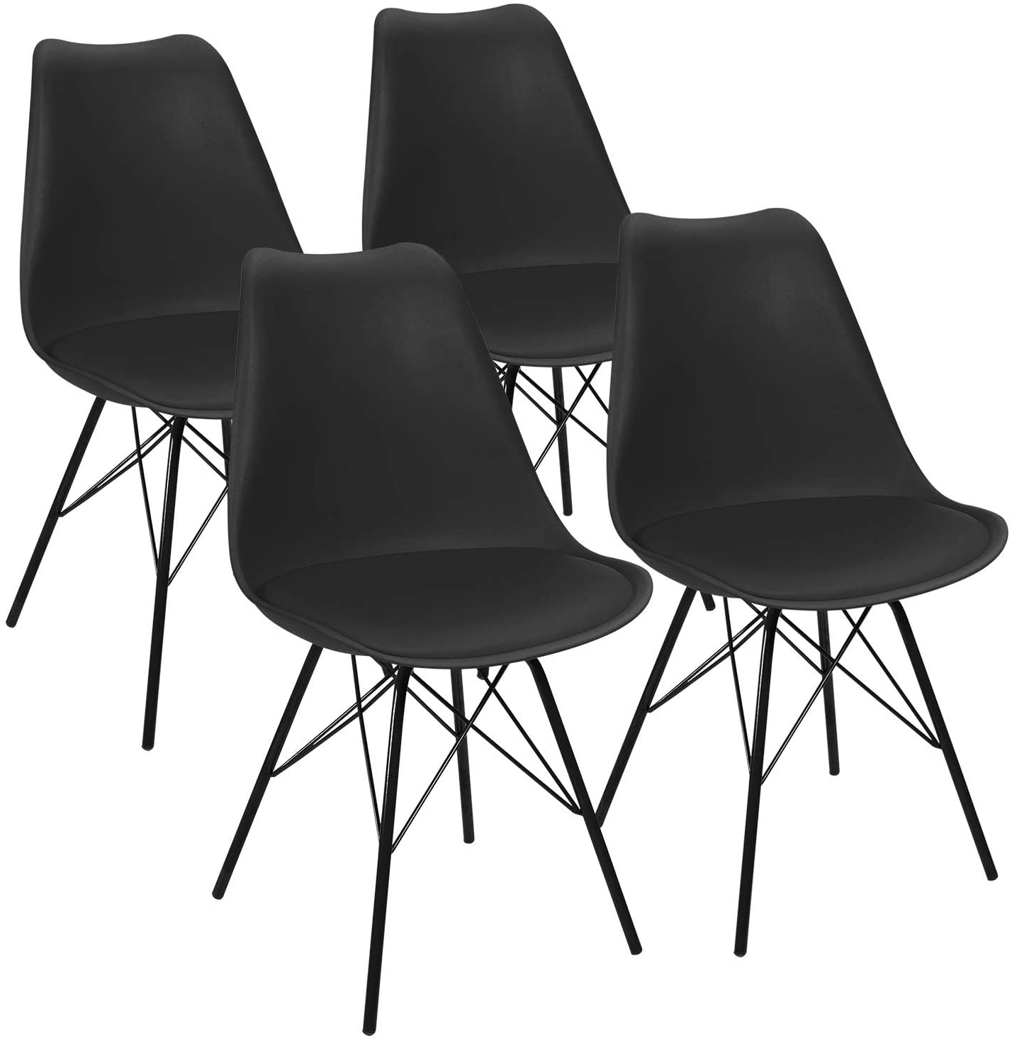 homall-esszimmerstuhl-4er-set-wei-gepolstert-kunststoff image 7