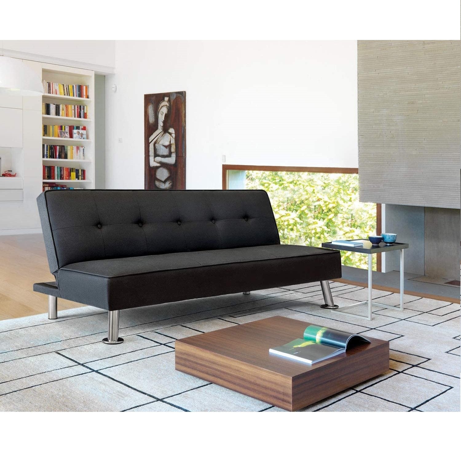 homall-recliner-chair-schlafsofa-leinen-grau-mit-schlaffunktion image 7