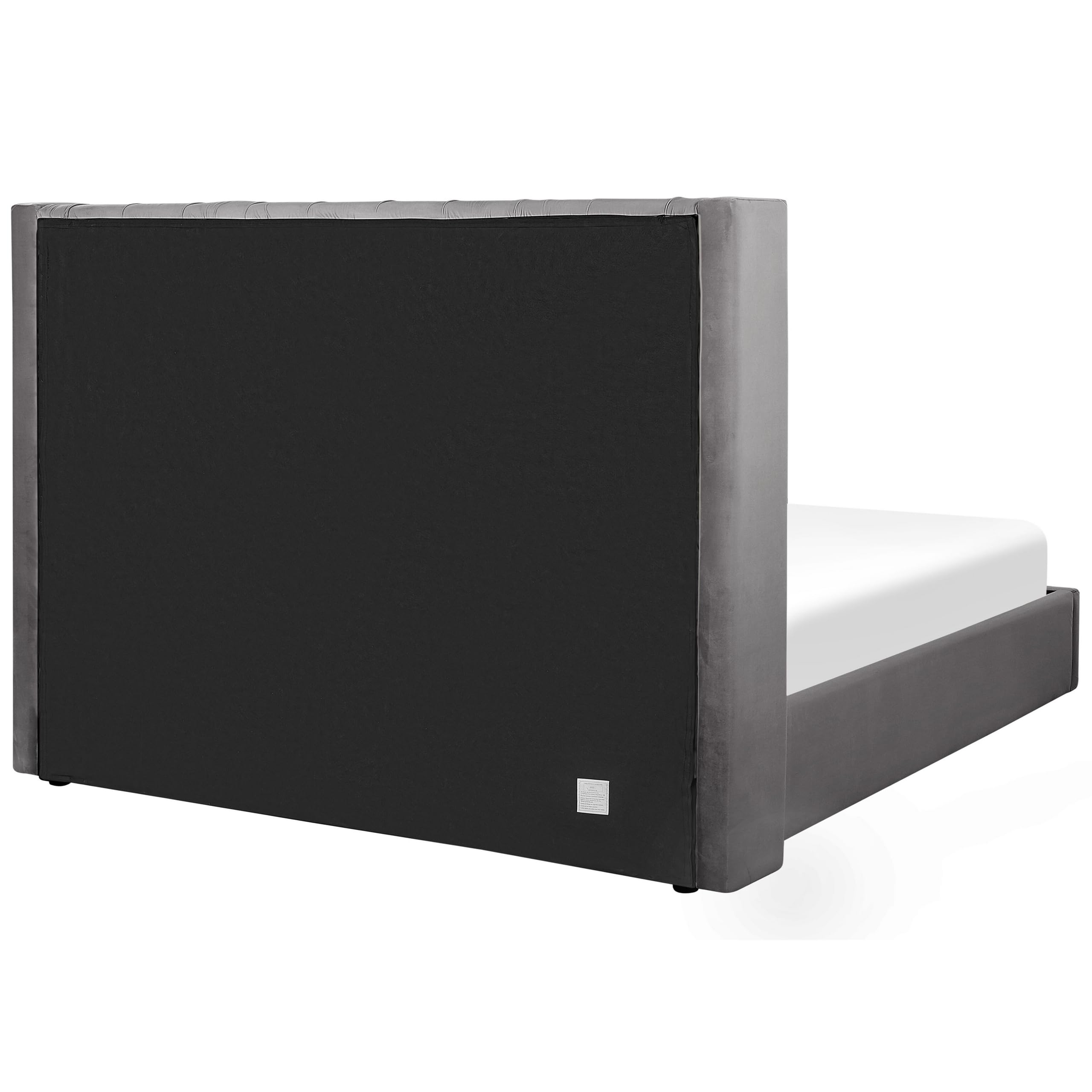 beliani-lubbon-bett-180x200-grau-samt-bettkasten image 7