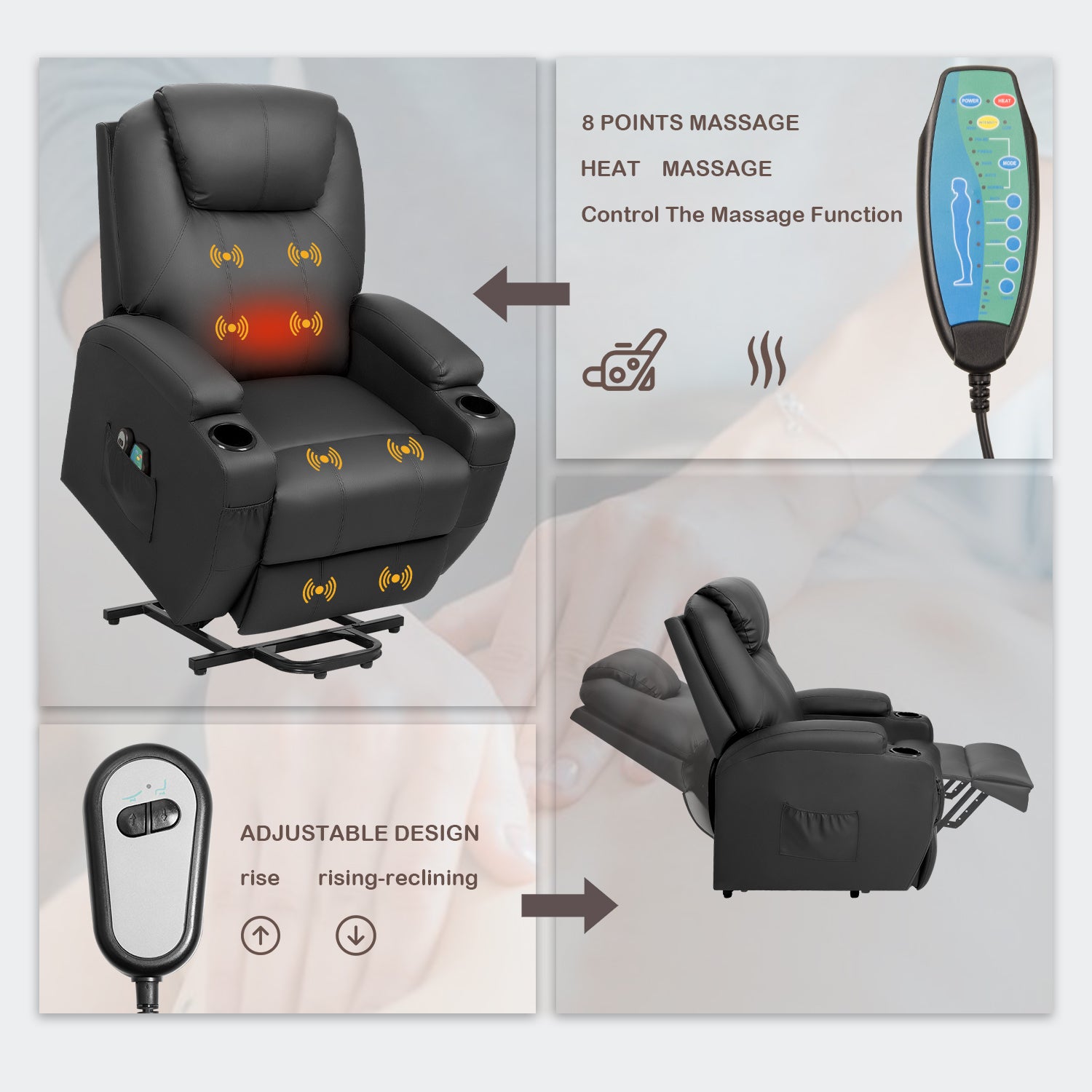 homall-recliner-chair-aufstehsessel-pu-leder-schwarz-heizung image 7