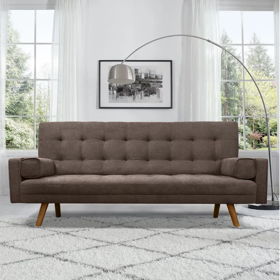 homall-recliner-chair-futon-sofa-grau-leinen-3-positionen image 1