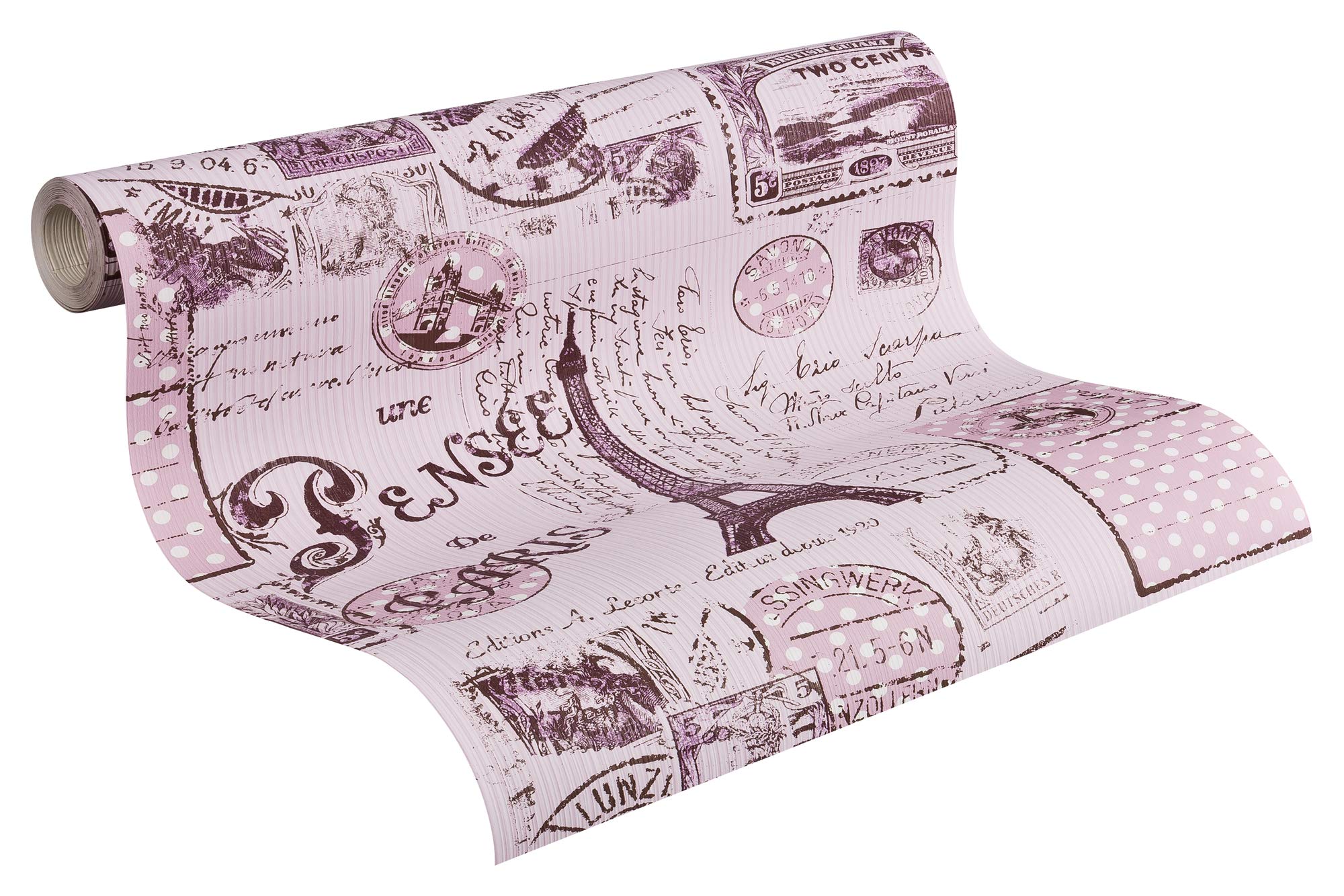 a-s-cr-ation-boys-girls-5-papiertapete-936302-braun-rot-lila image 1