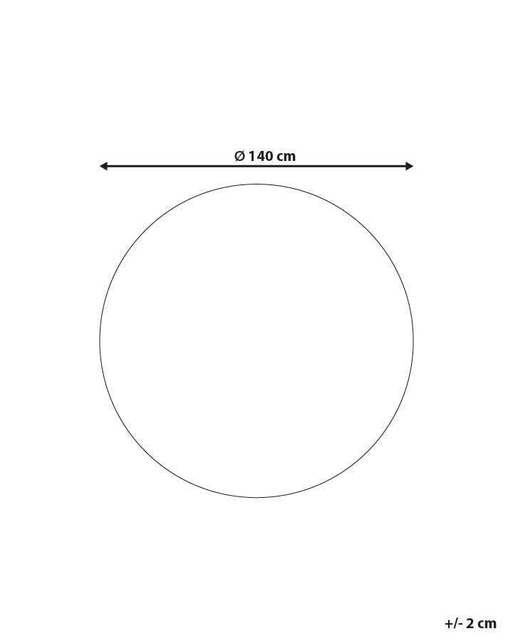 beliani-sorgun-lederteppich-rund-140-cm-braun-violett image 8