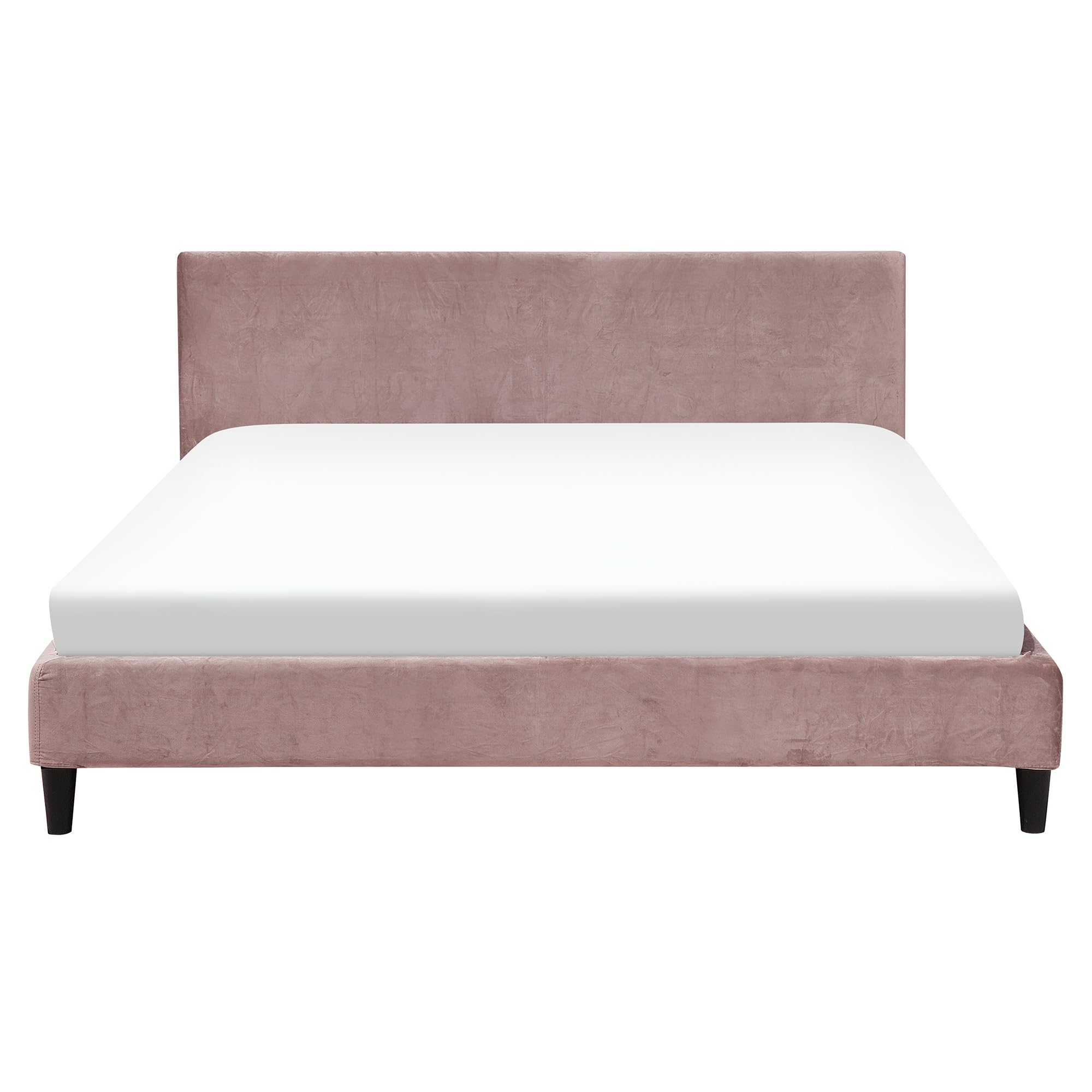 beliani-fitou-samtbett-160x200-rosa-mit-abnehmbarem-bezug image 5