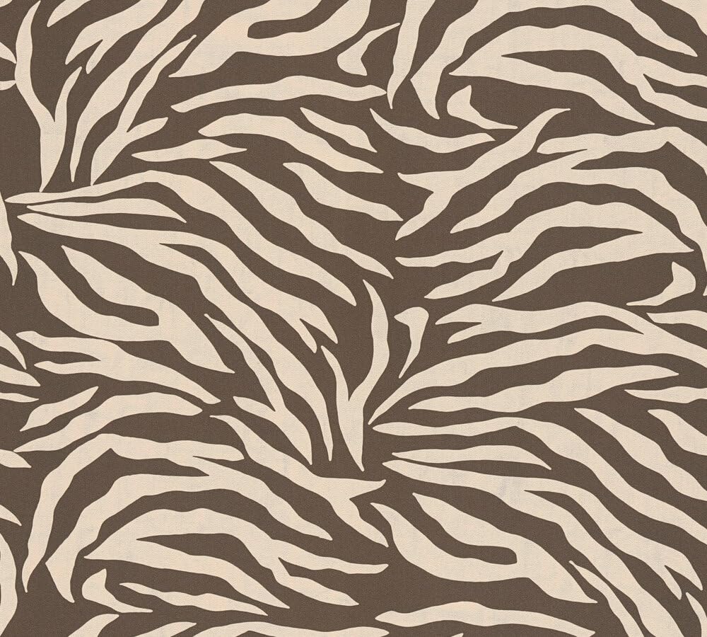 a-s-cr-ation-livingwalls-782172-vliestapete-zebra-braun-creme image 3