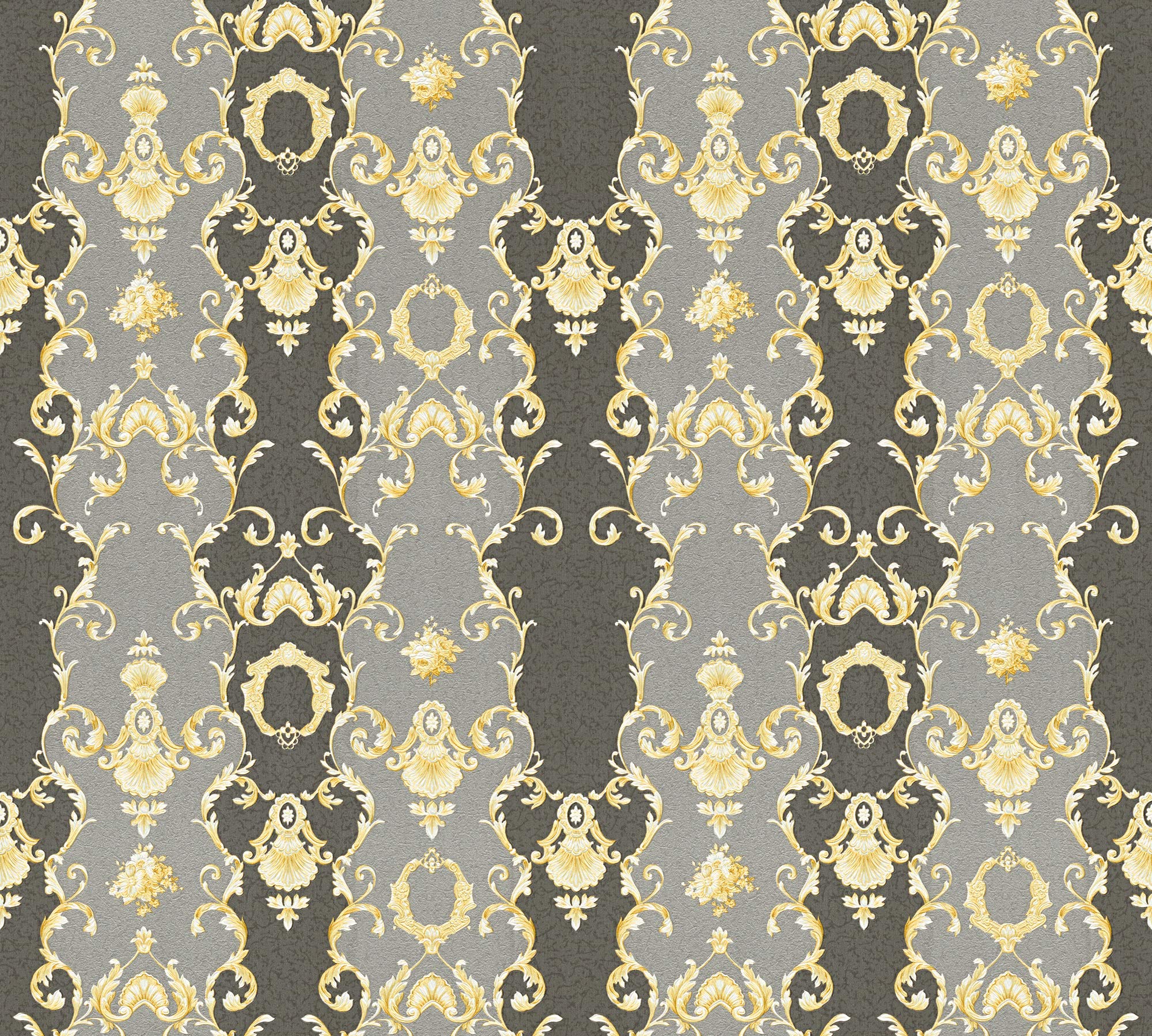 a-s-cr-ation-chateau-5-ornament-vliestapete-grau-343926 image 2