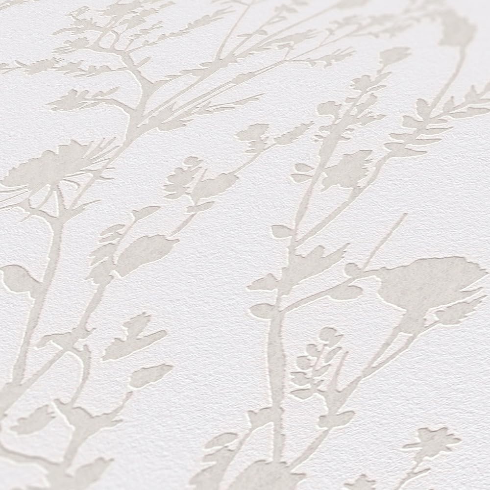 a-s-cr-ation-395462-vliestapete-floral-hellgrau-wei image 3