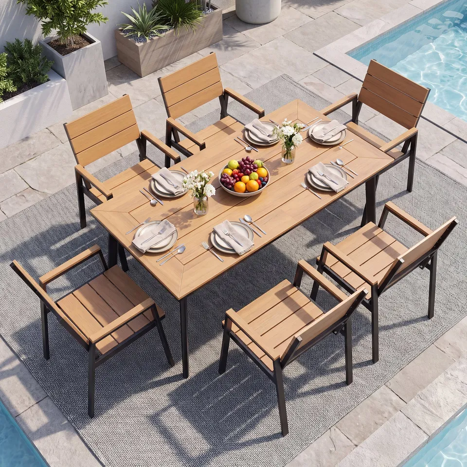 homall-patio-furniture-essgruppe-7-teilig-alu-mit-schirmloch image 1