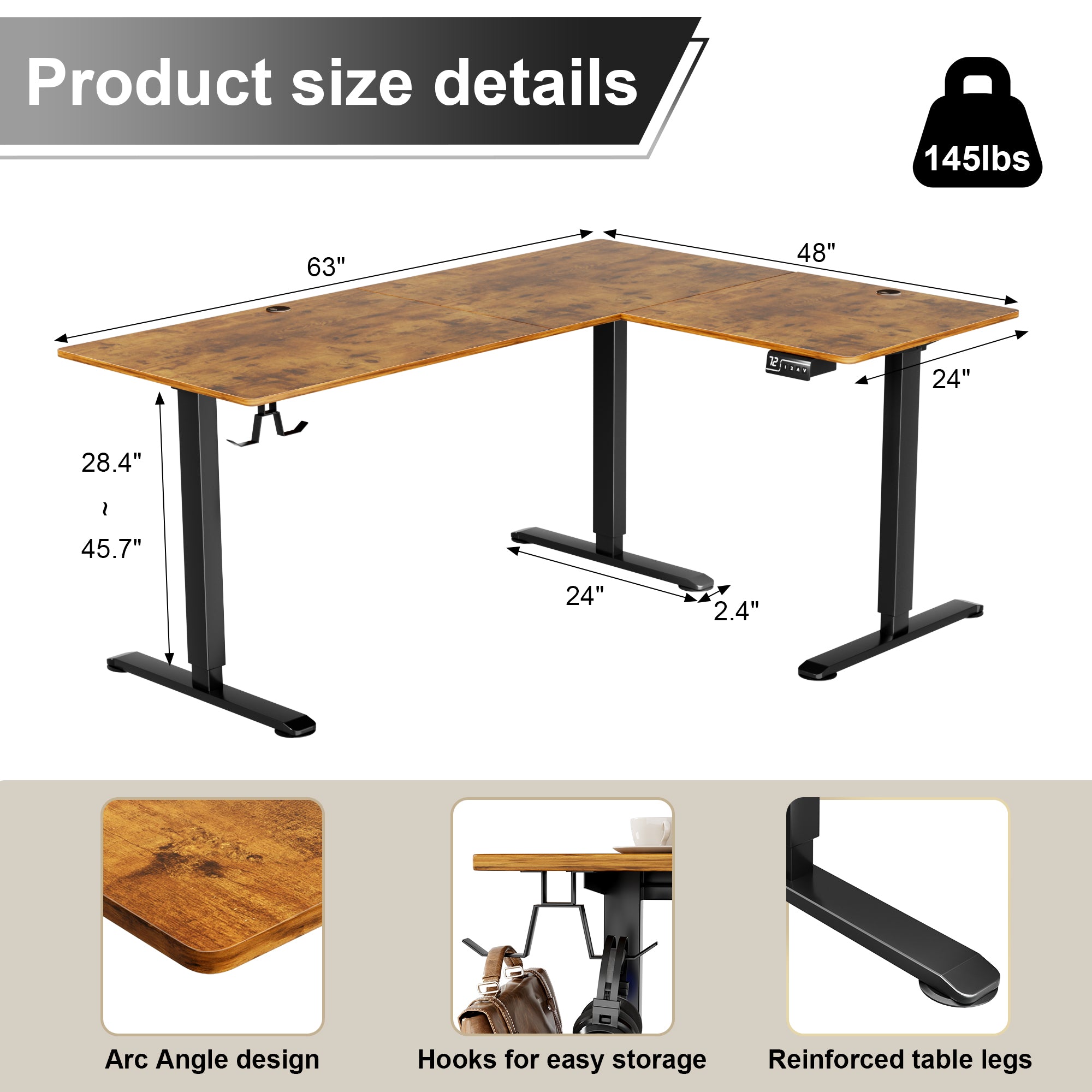 homall-standing-desk-l-form-elektrischer-schreibtisch-schwarz-l image 8