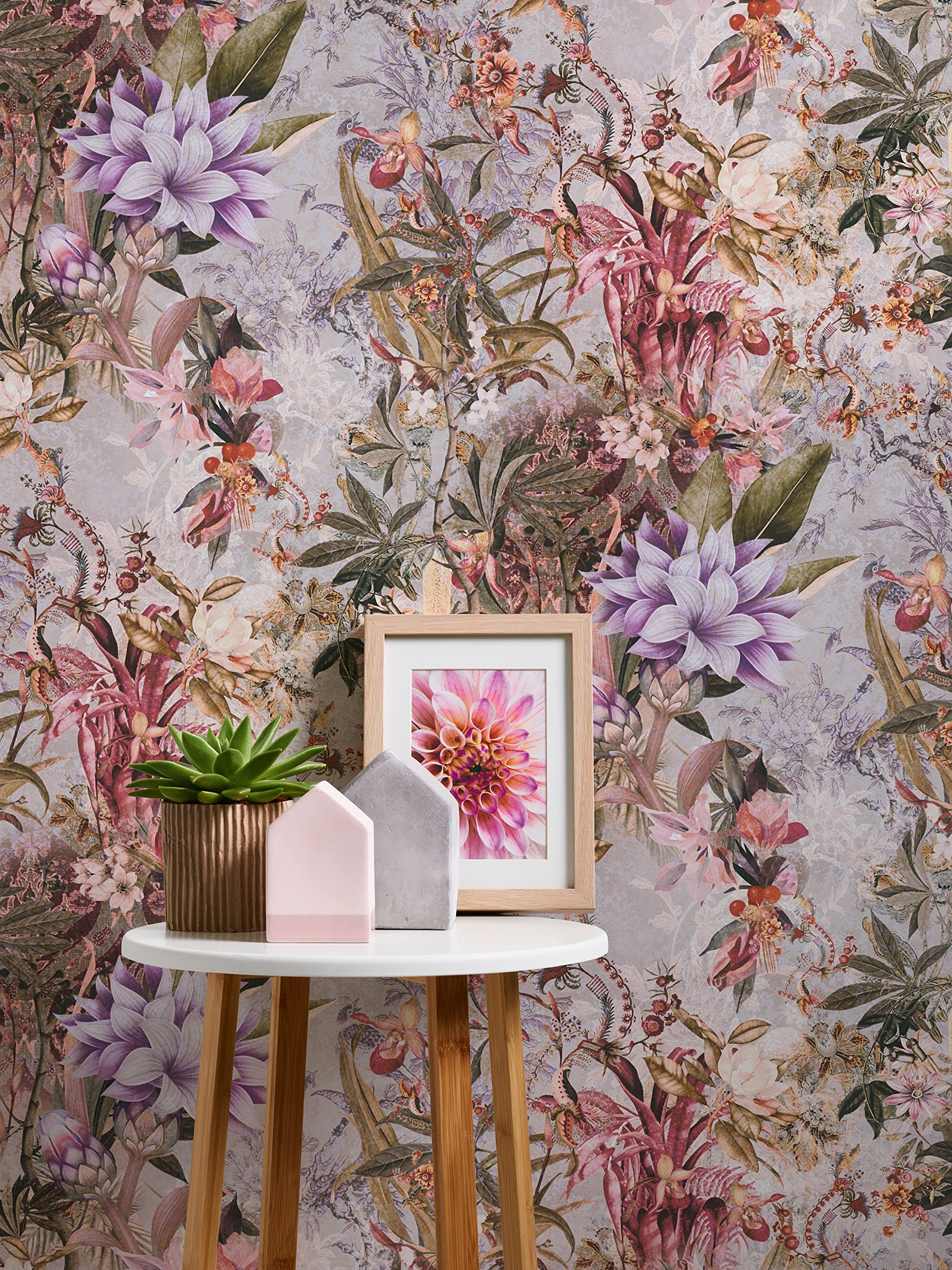 a-s-cr-ation-dream-flowery-381773-blumentapete-lila-vlies image 4