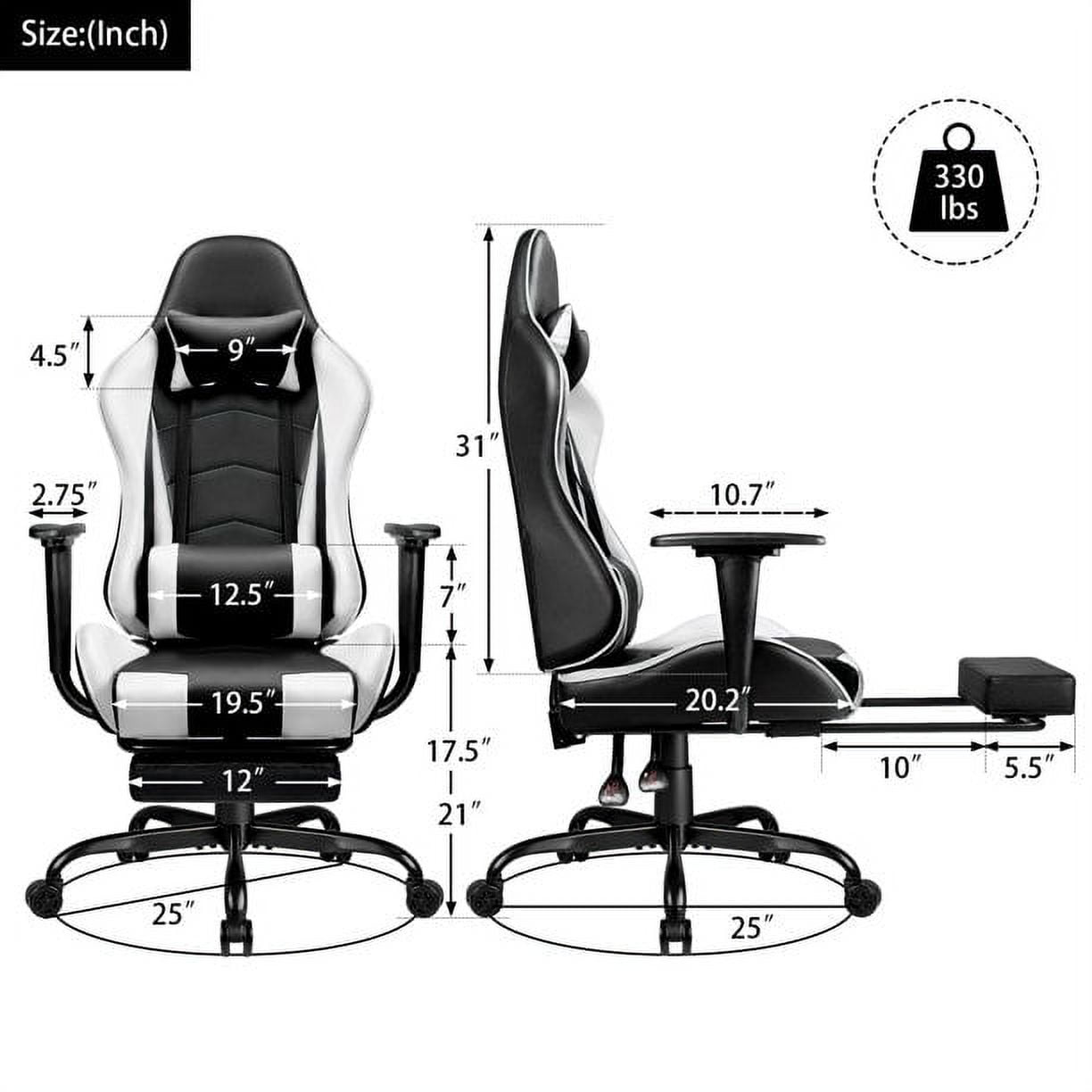 homall-gaming-chair-wei-pu-leder-mit-fu-st-tze image 7