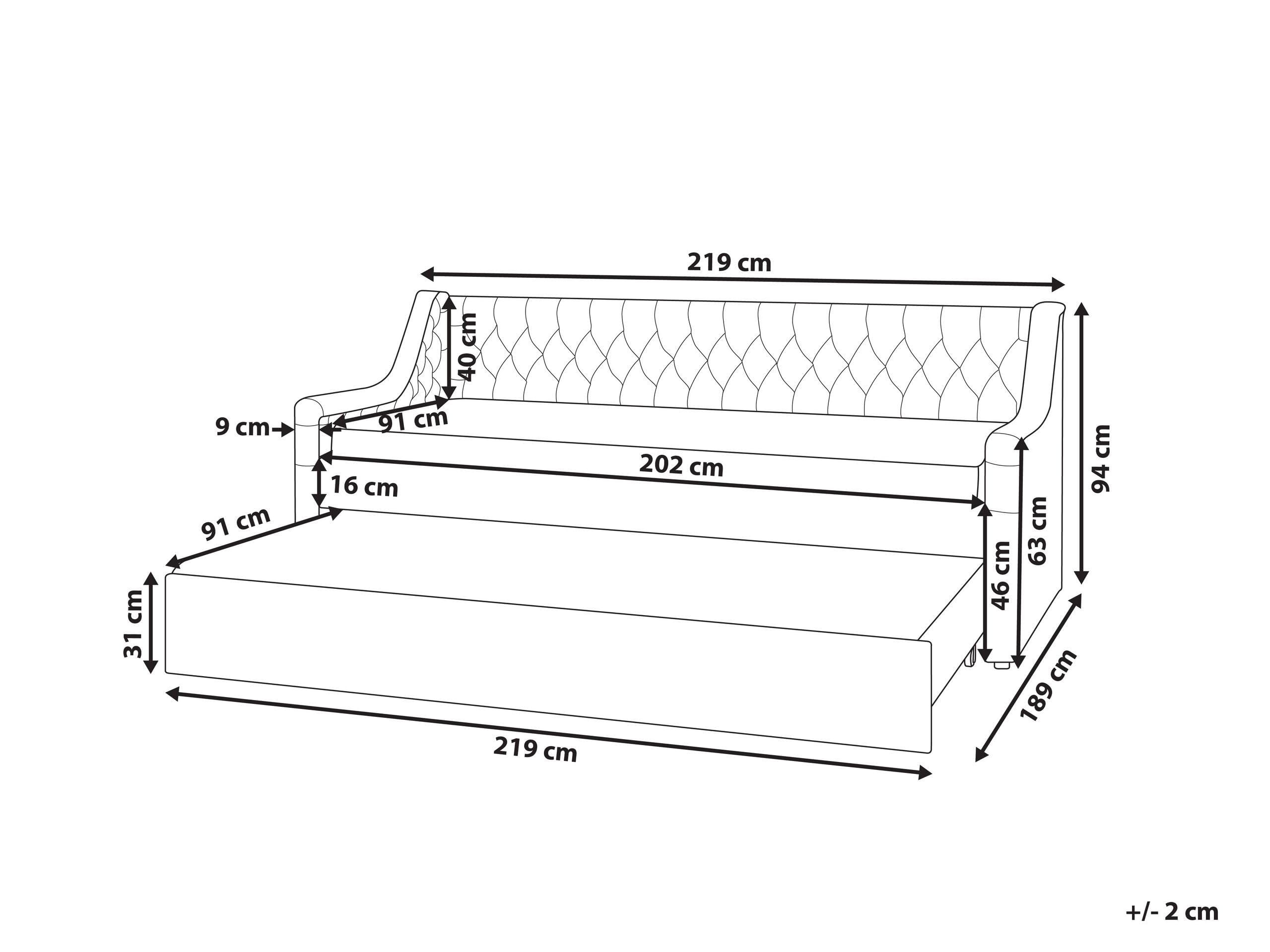 beliani-montargis-tagesbett-samt-marineblau-90x200-ausziehbar image 3