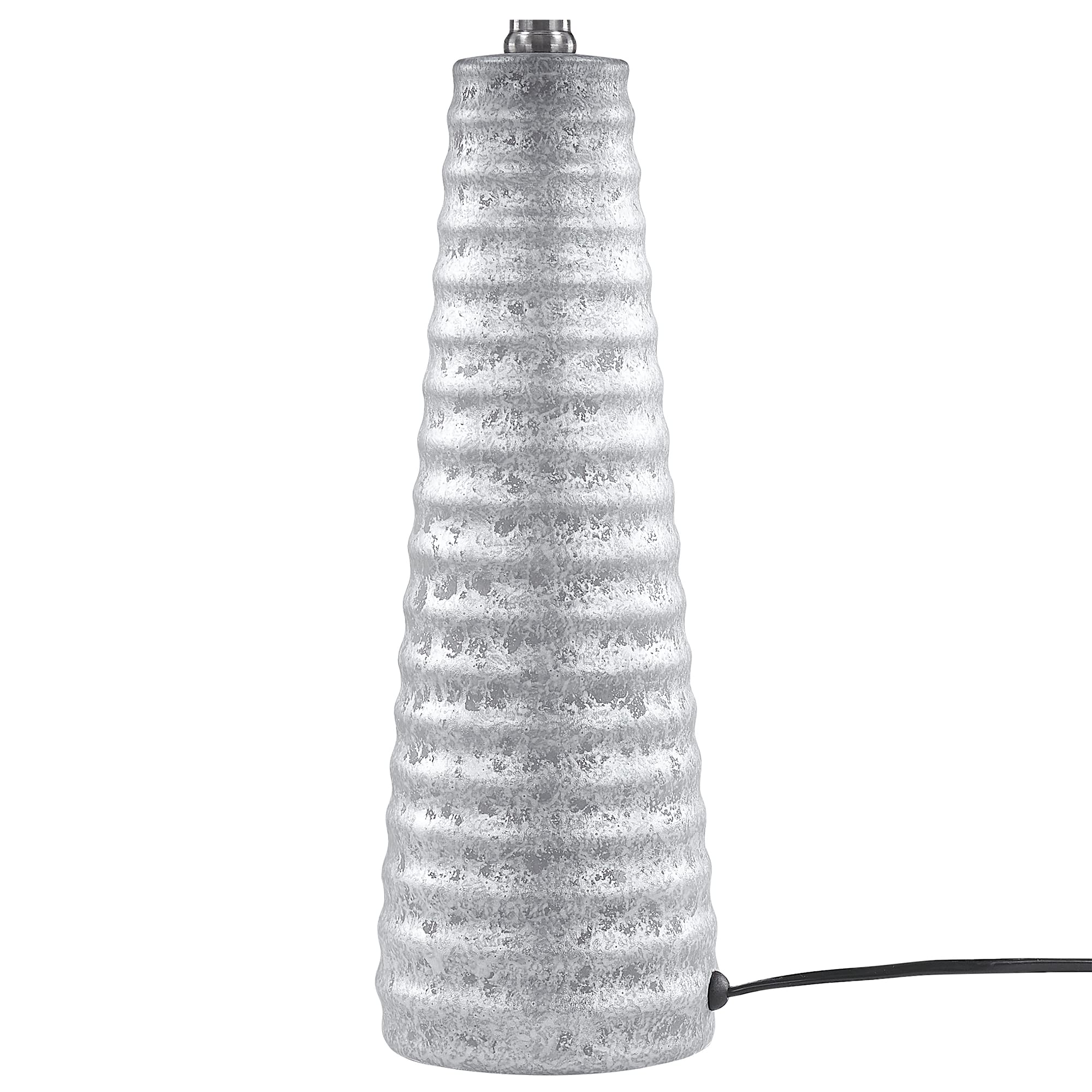 beliani-vilnia-tischlampe-silber-schwarz-keramik-mit-stoffschirm image 7
