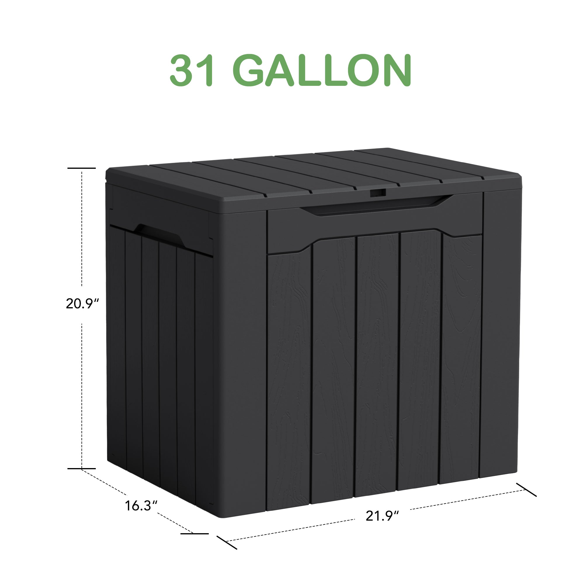 homall-patio-furniture-deck-box-117l-schwarz-wetterfest-bank image 5