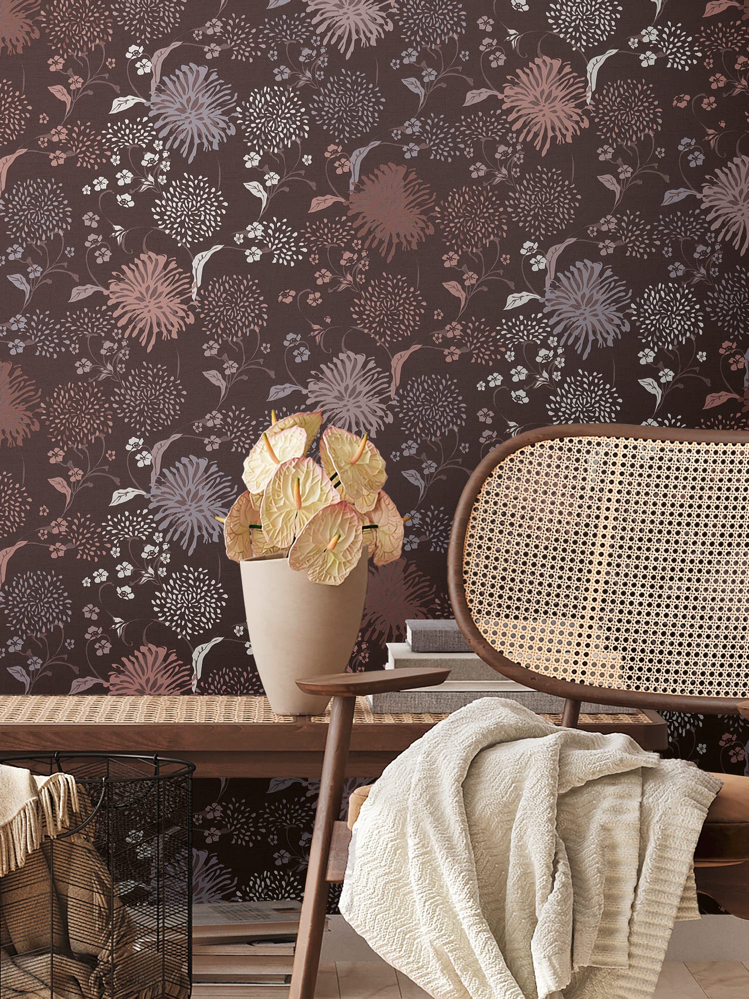 a-s-cr-ation-house-of-turnowsky-vliestapete-floral-rot-389003 image 3
