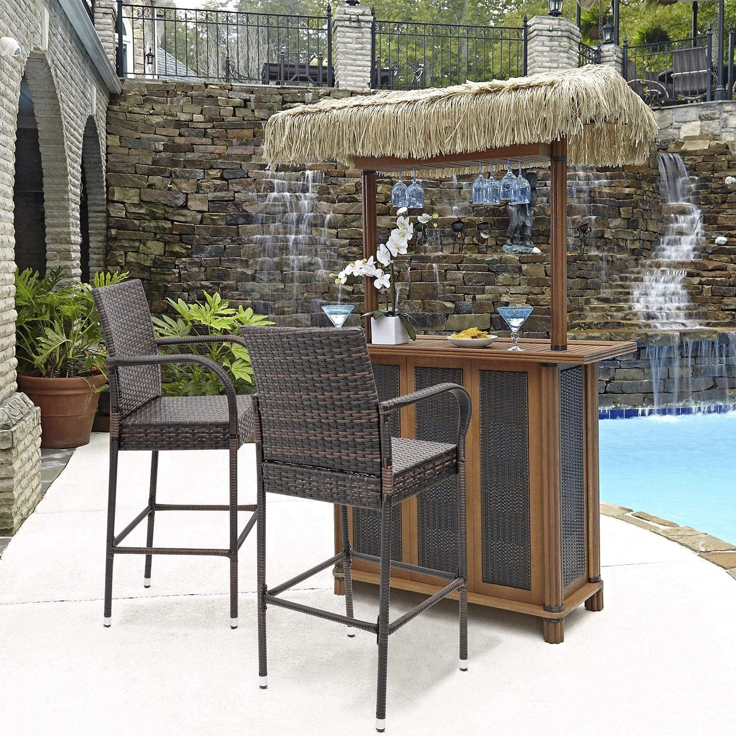 homall-bar-stool-rattan-barhocker-braun-2er-set-fu-st-tze image 5