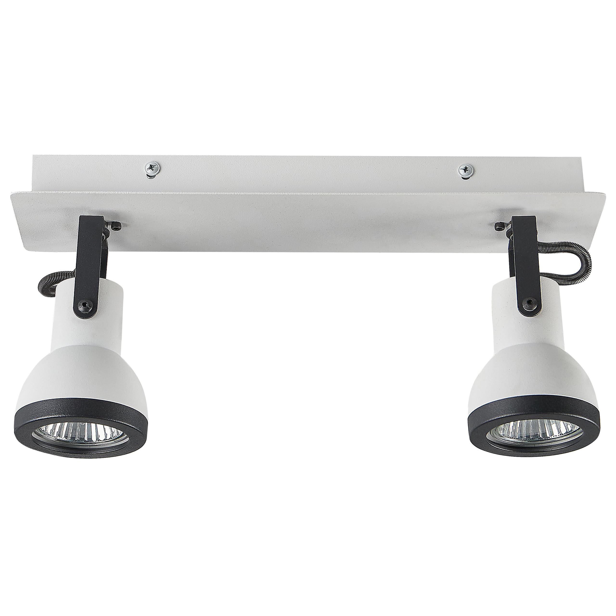 beliani-baro-deckenlampe-2-flammig-wei-schwarz-metall image 4