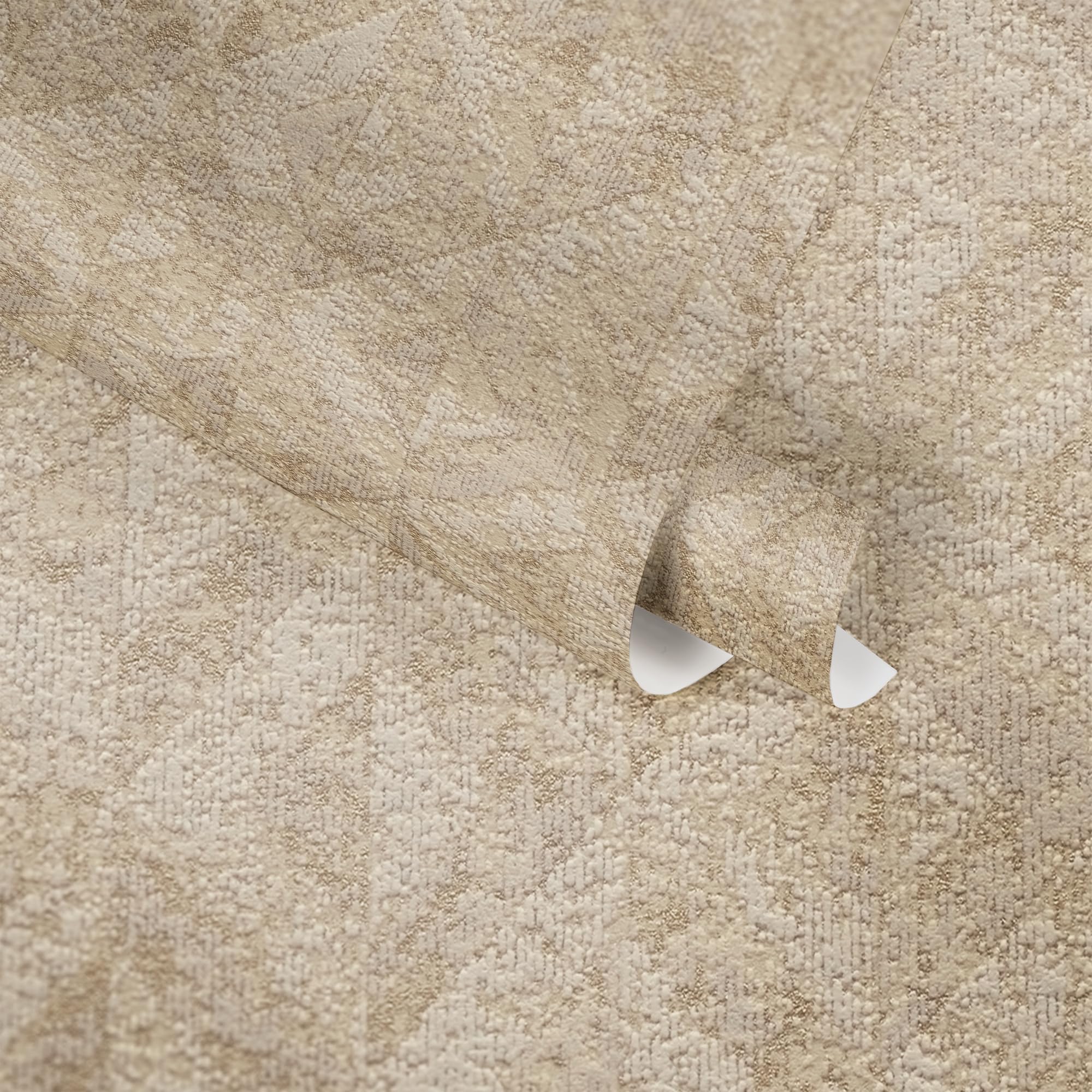 a-s-cr-ation-vliestapete-beige-gold-ornament-rautenmuster image 7