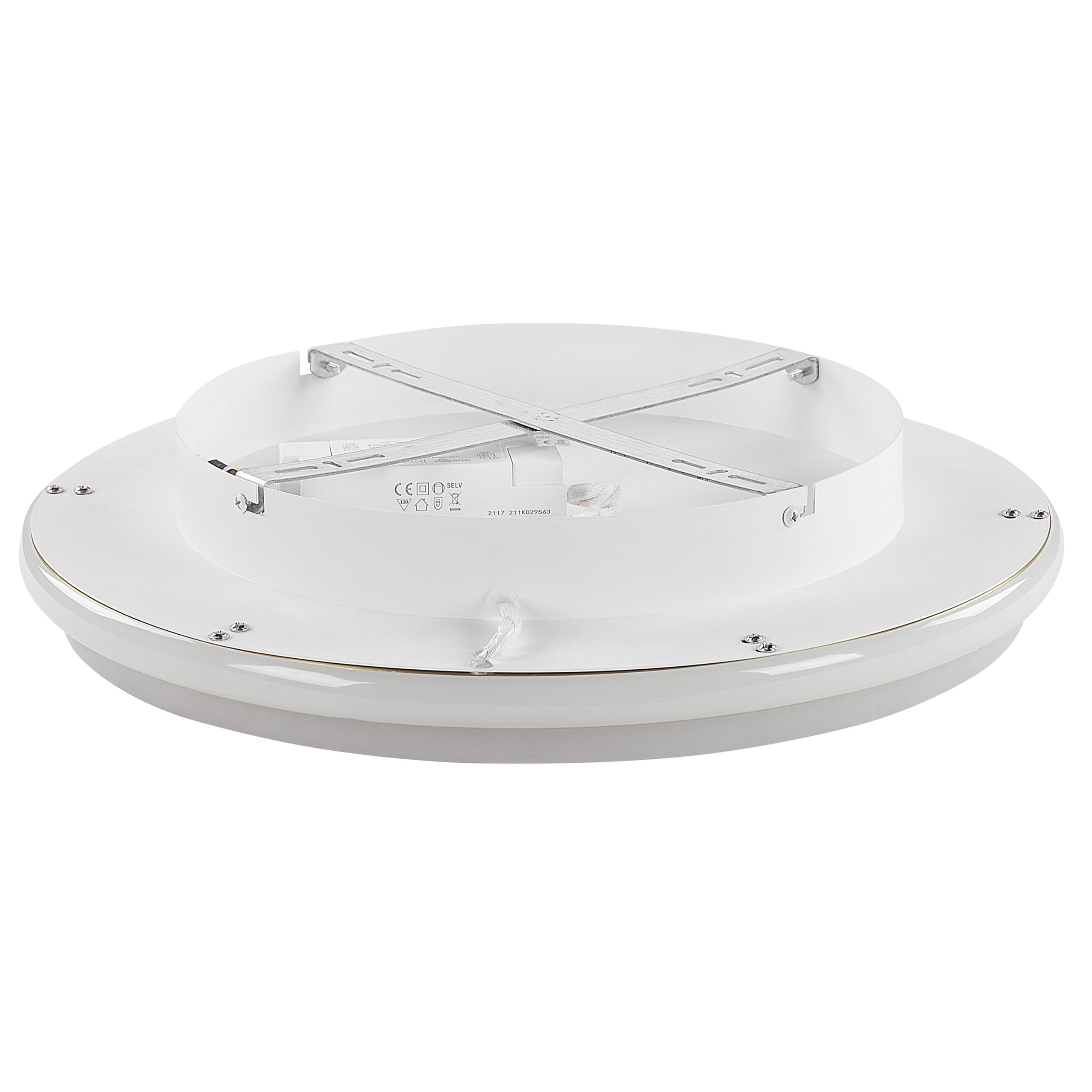 beliani-taping-led-deckenleuchte-ring-gold-wei-warmwei image 5