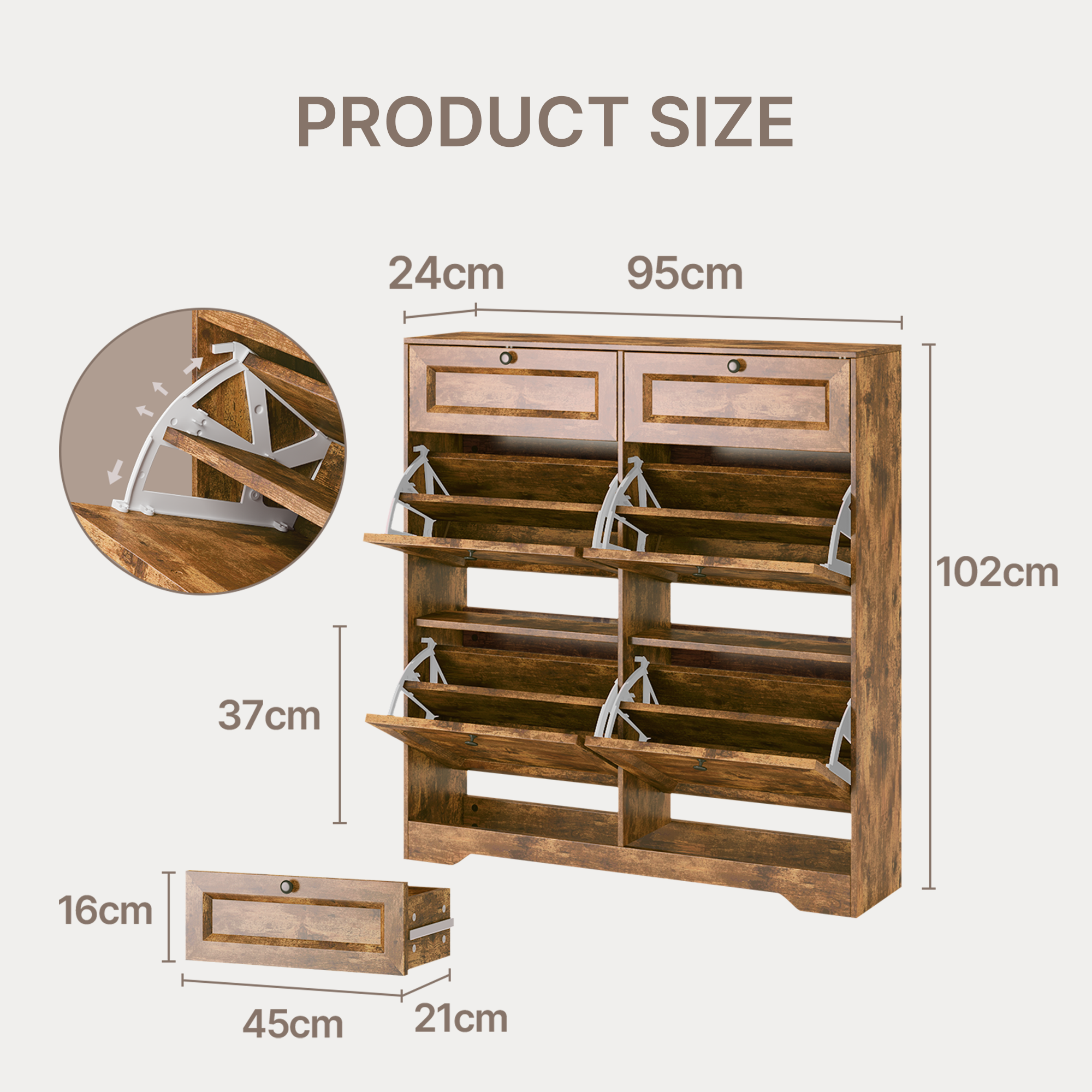 bealife-fs59-schuhschrank-4-kippf-cher-wei-schmal-24-cm image 4