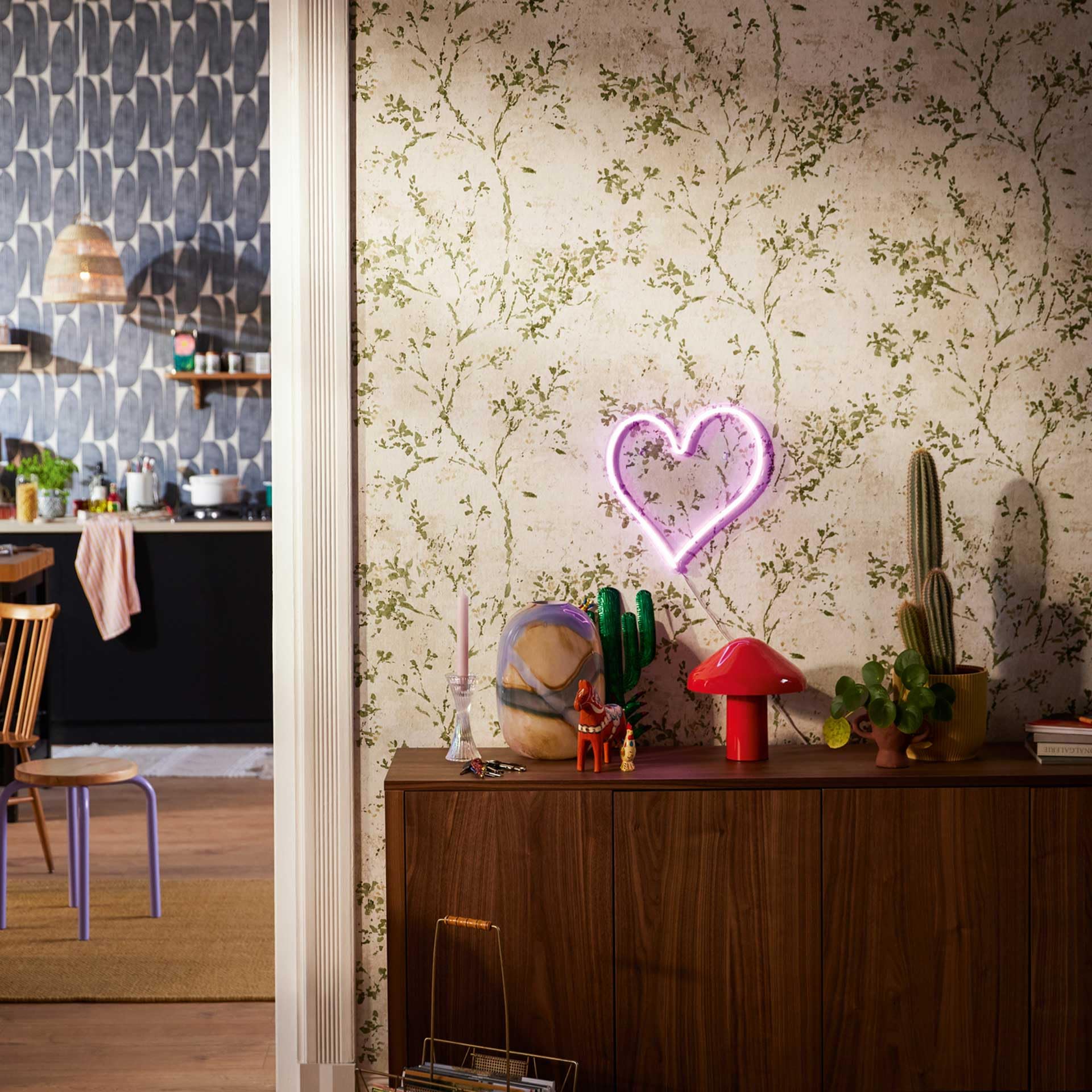 a-s-cr-ation-livingwalls-floral-vliestapete-creme-gr-n-10-05m image 5