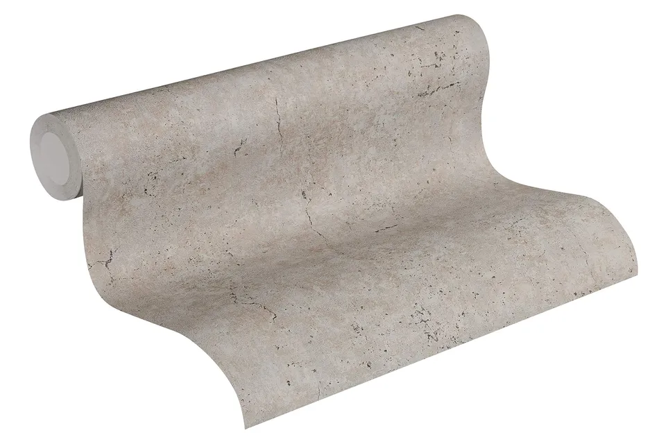 a-s-cr-ation-metropolitan-vliestapete-beton-braun-grau image 1