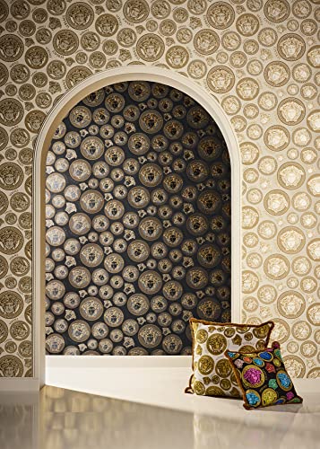 a-s-cr-ation-versace-5-386115-vliestapete-gold-wei-monogramm image 8