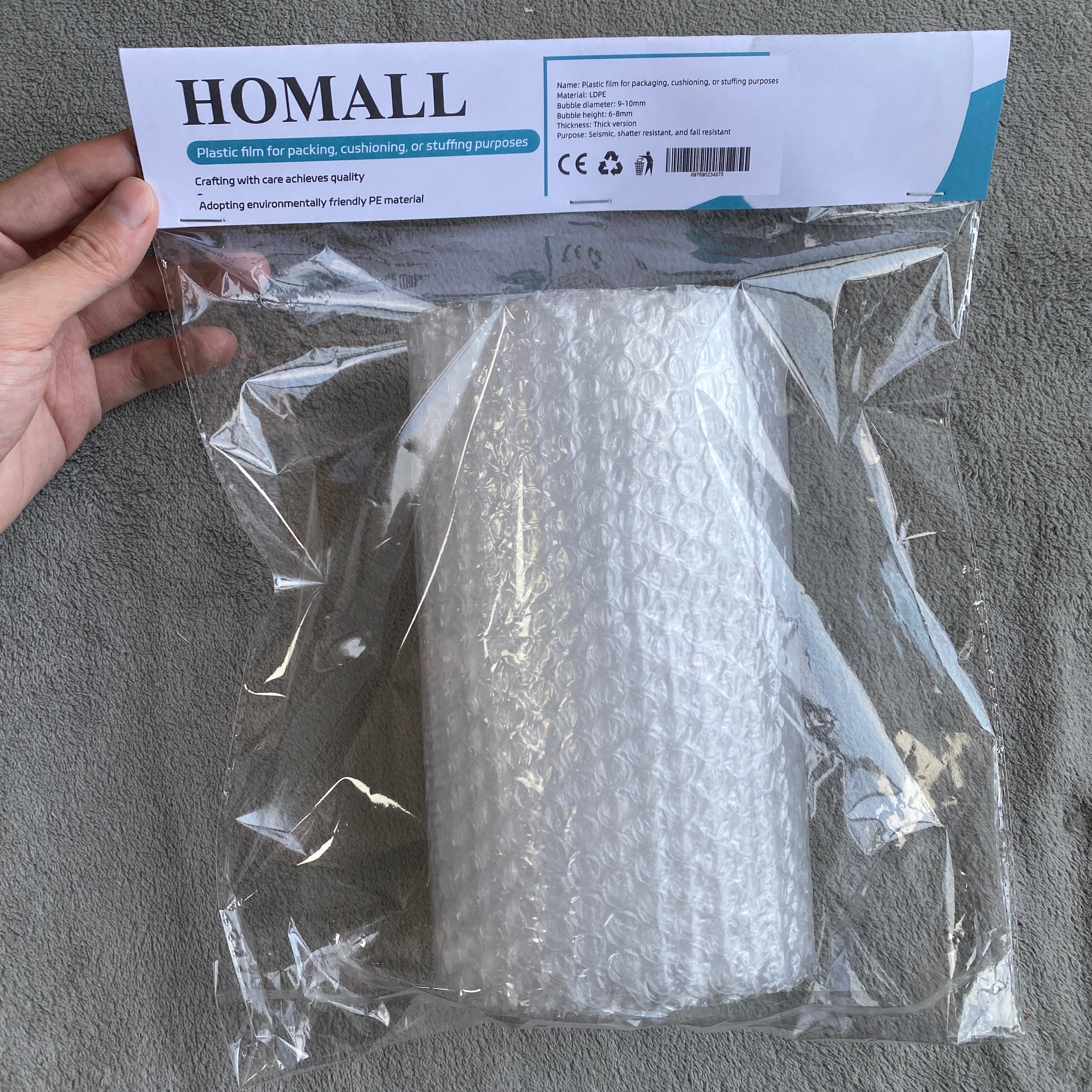 homall-shelf-luftpolsterfolie-wei-verpackung-extrastark image 5