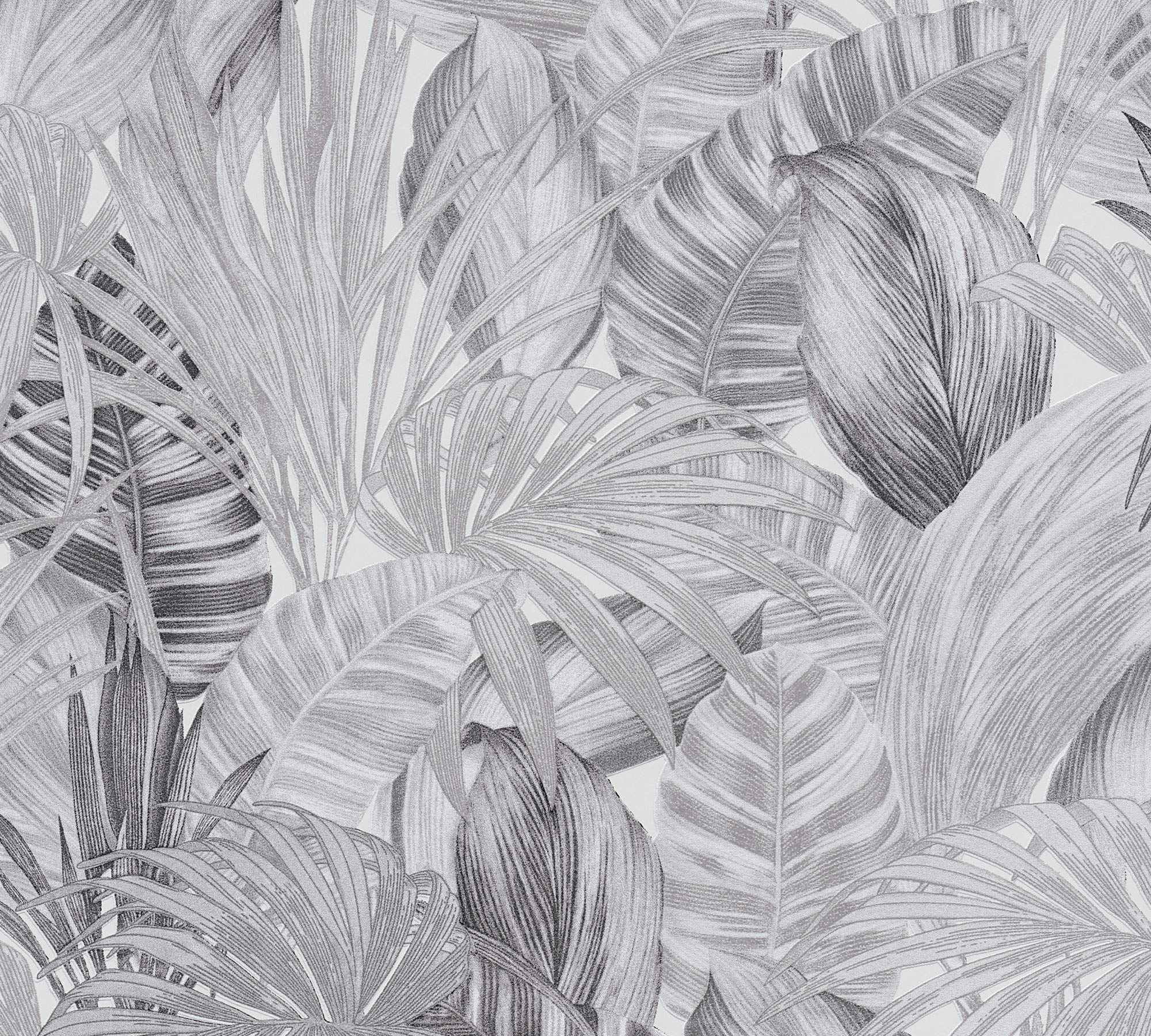 a-s-cr-ation-attractive-2-368203-vliestapete-floral-grau image 2