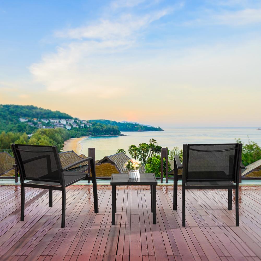 homall-patio-furniture-bistro-set-textilene-3-teilig-schwarz image 2