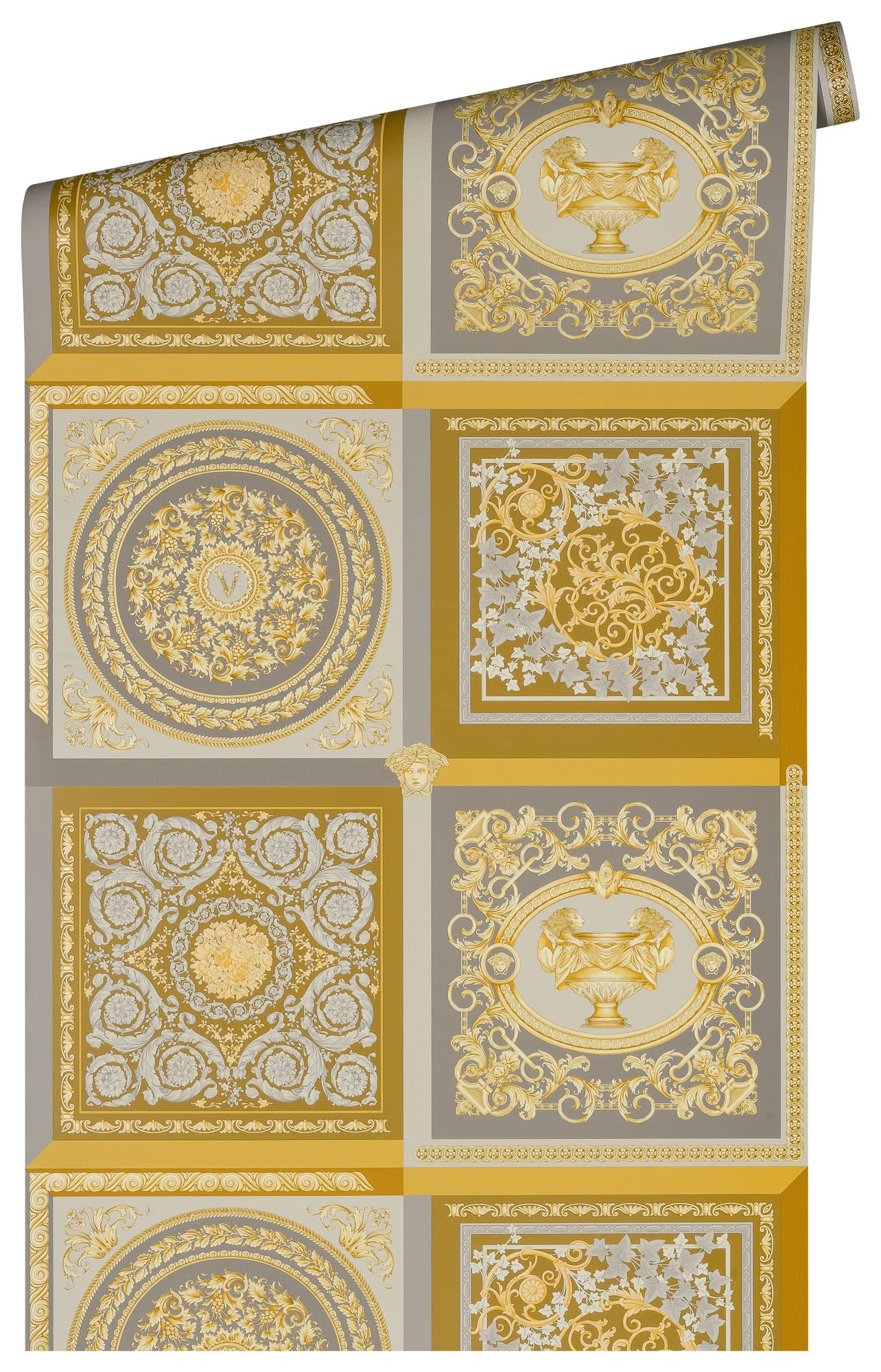 a-s-cr-ation-versace-387045-vliestapete-gold-grau-barock-10-05x0-70m image 2