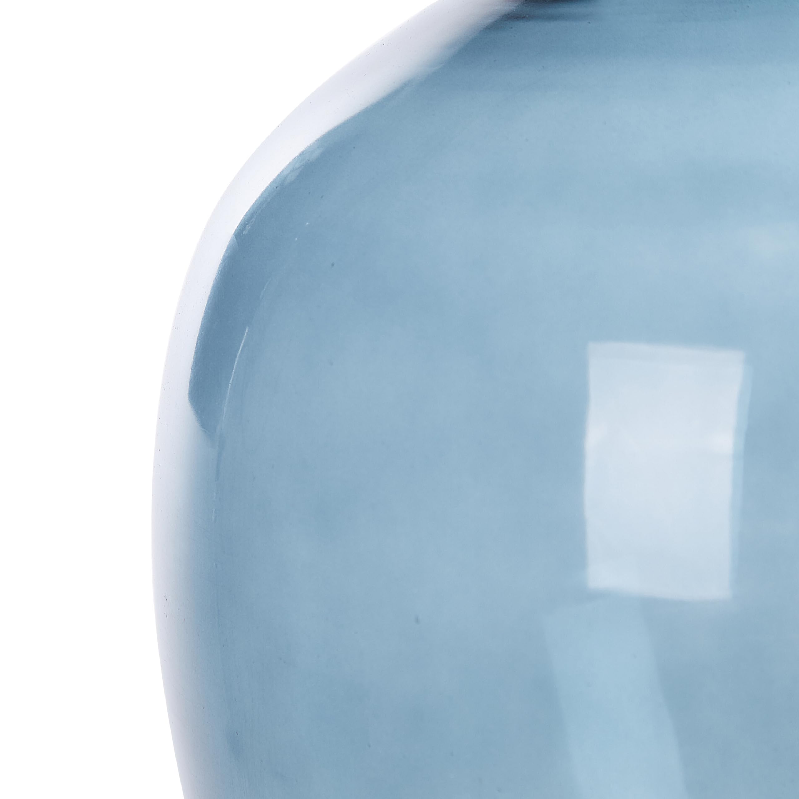 beliani-roti-blumenvase-glas-blau-39-cm-handgefertigt image 6