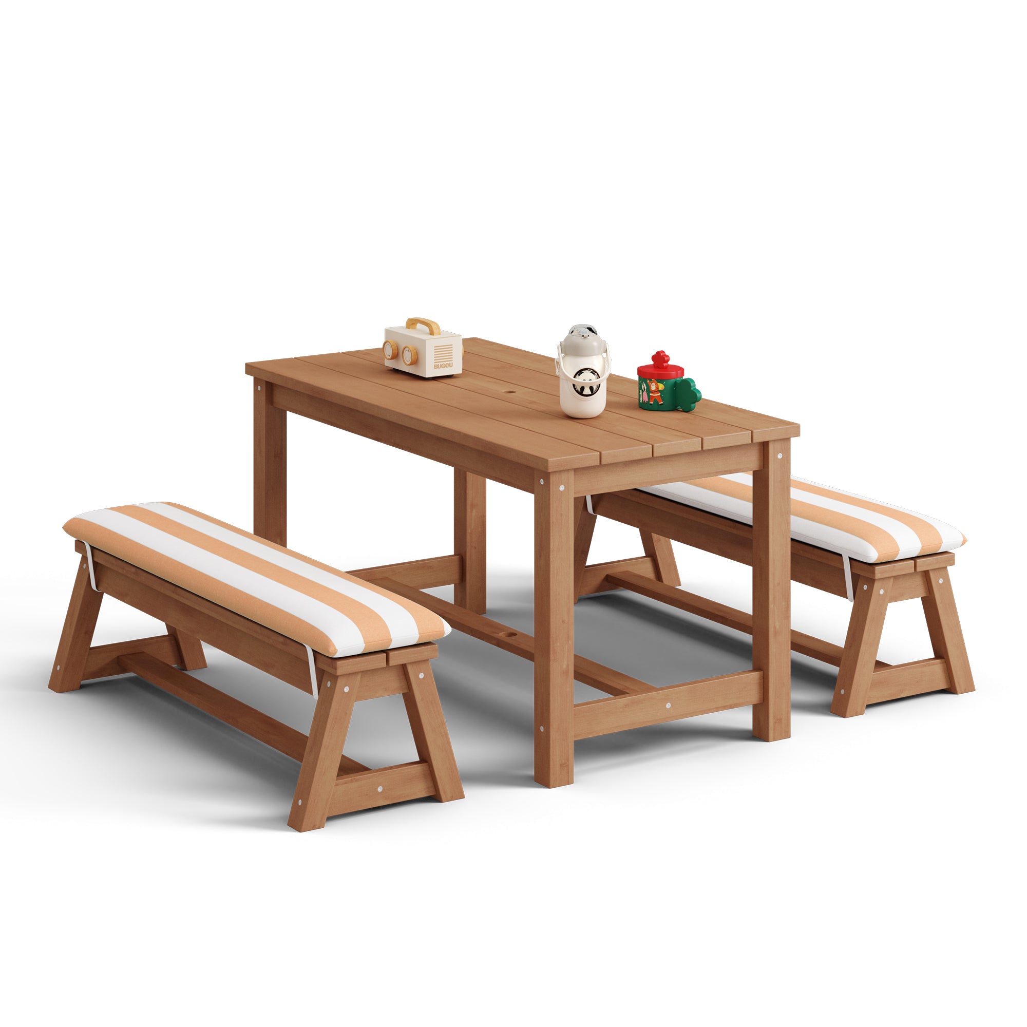 bealife-eb02-kinder-gartenm-bel-set-4tlg-orange-mit-schirm image 4