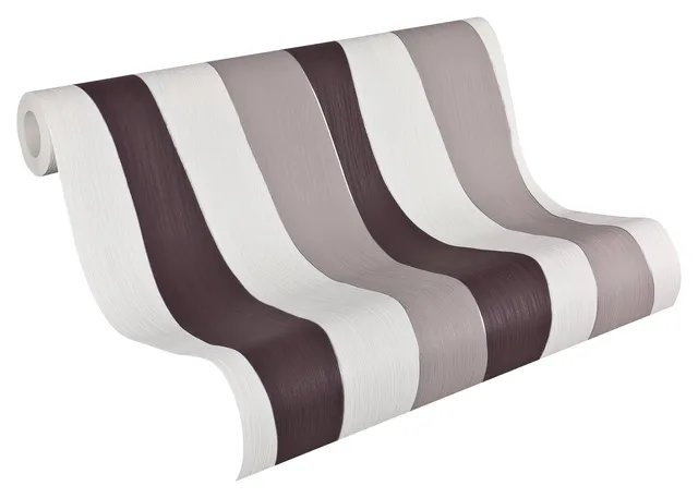 a-s-cr-ation-daniel-hechter-2-streifentapete-braun-creme-10-05m image 1
