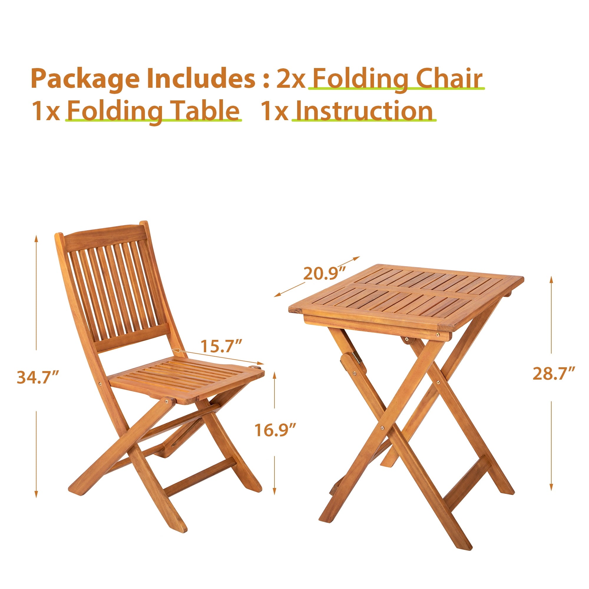 homall-bistro-set-holz-klappbar-3-tlg-natur-f-r-balkon image 4
